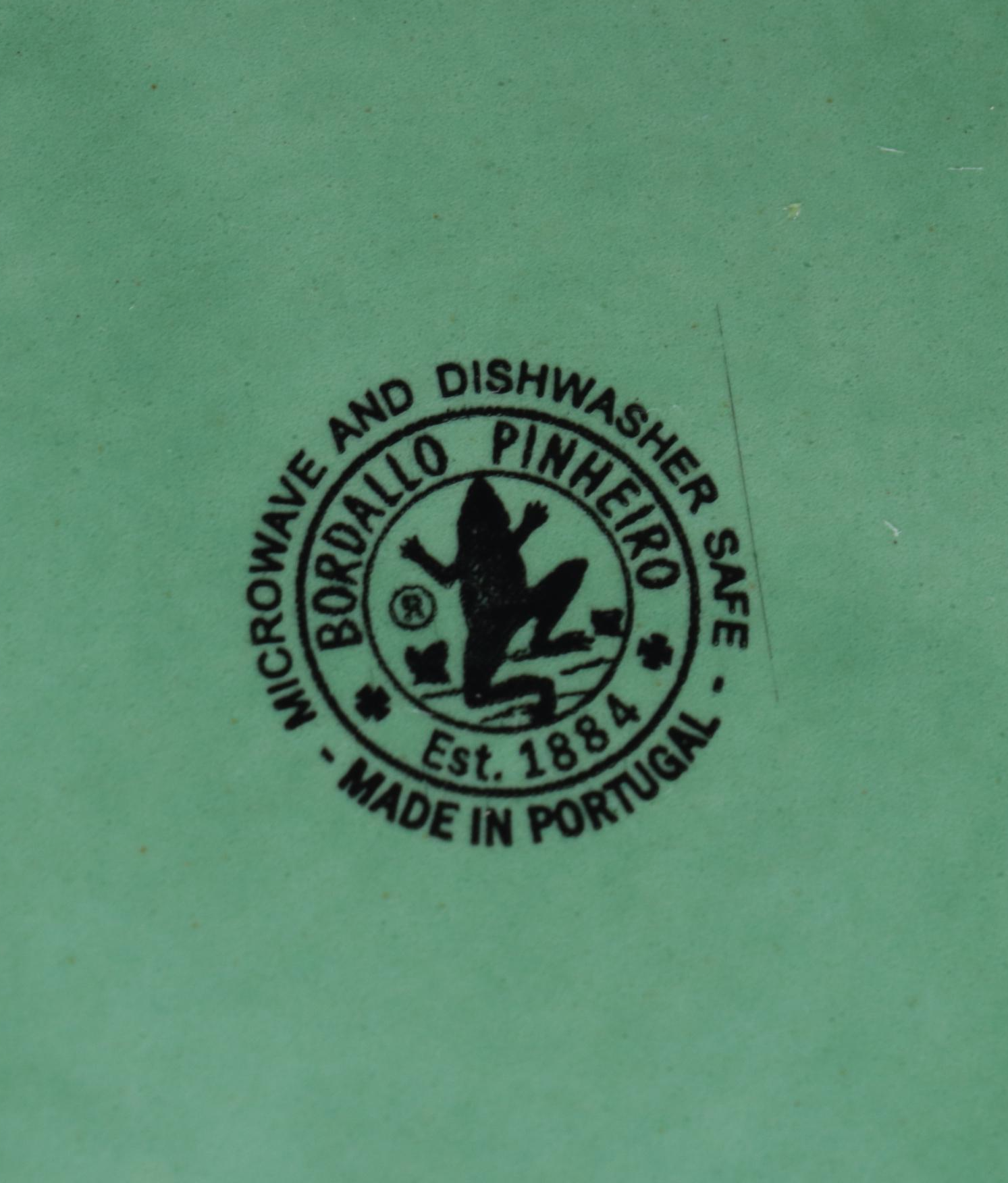 Bordallo Pinheiro Portuguese Majolica Plates and Asparagus Dish