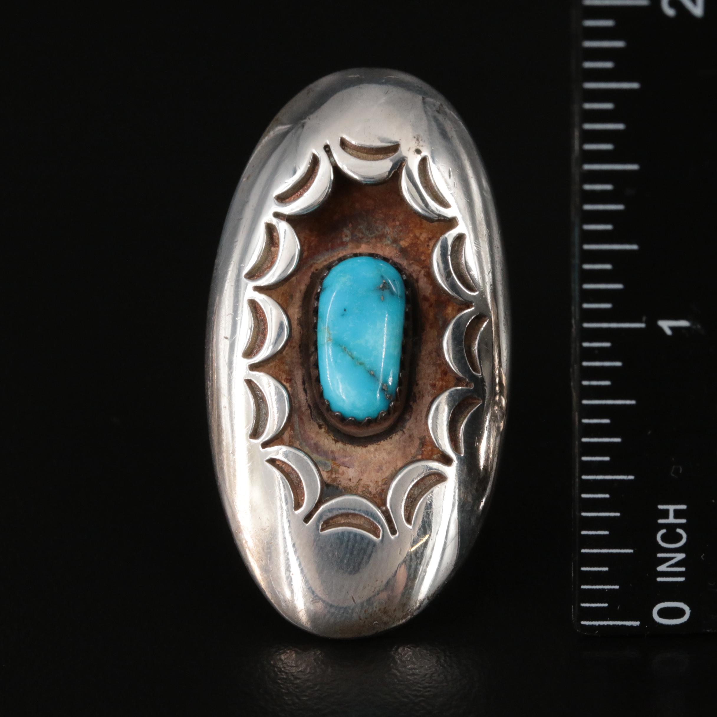 Gilbert Adakai Navajo Diné Featured in Southwestern Sterling Ring Trio