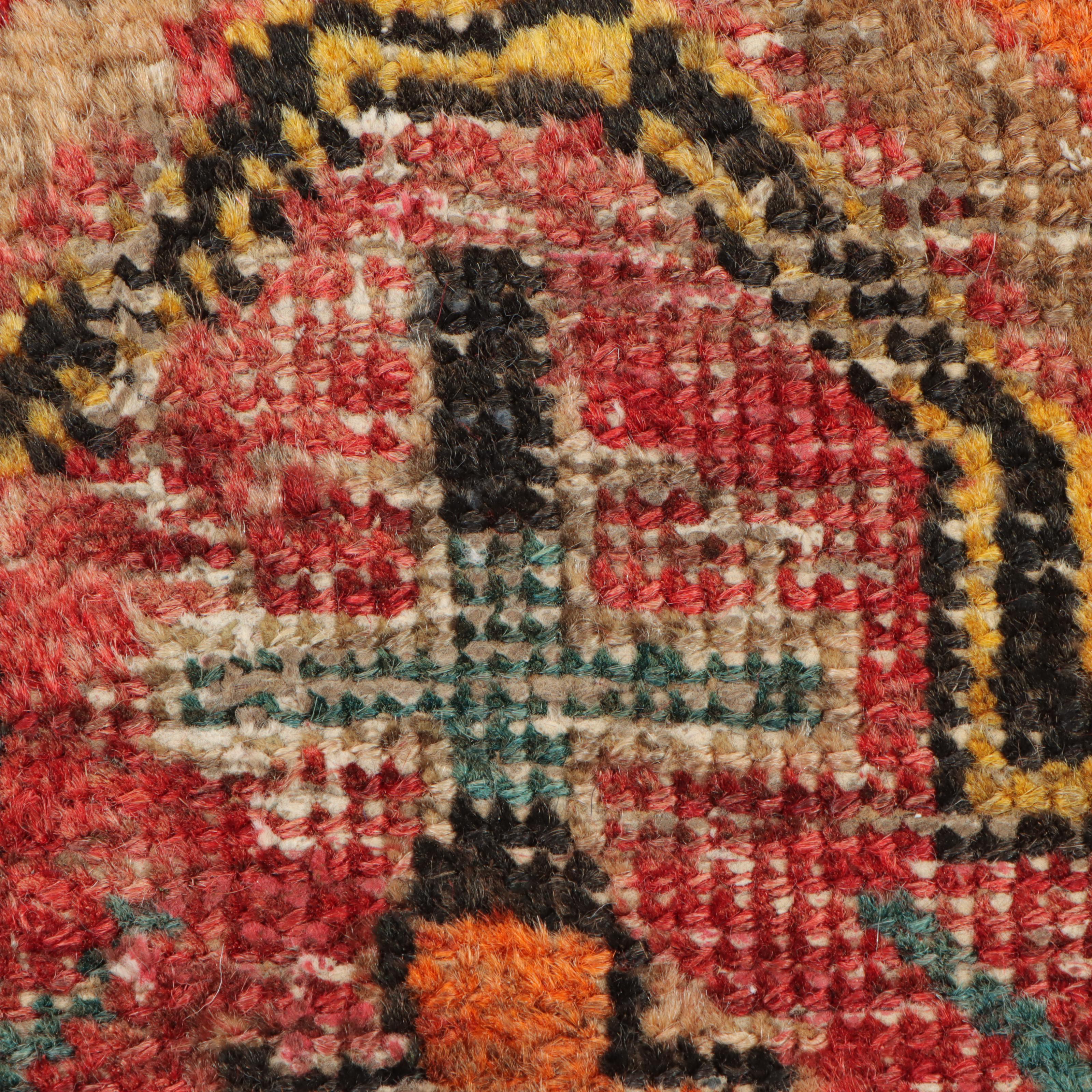 2'8 x 4'6 Hand-Knotted Persian Qashqai Accent Rug