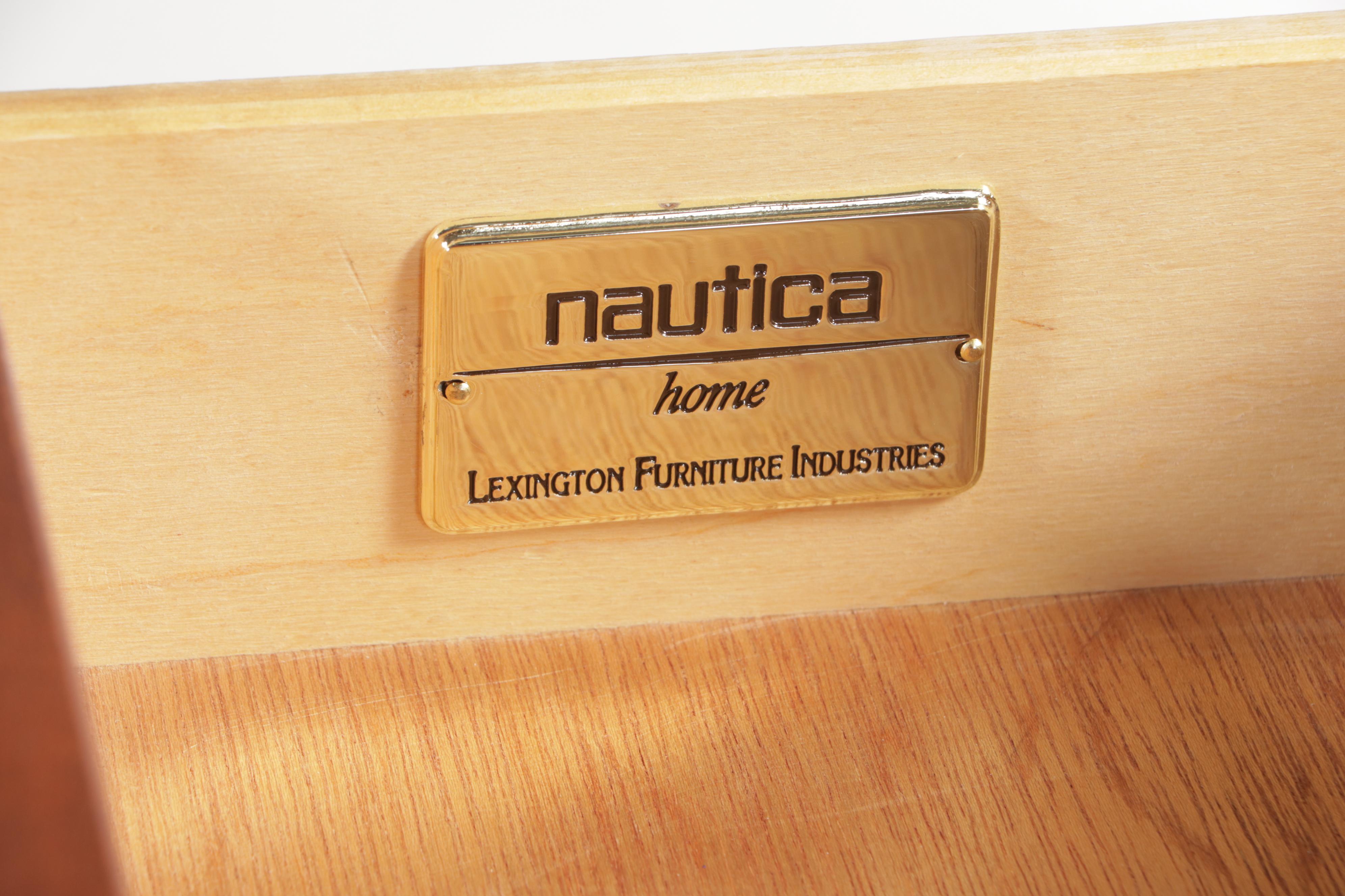 Nautica Home by Lexington Empire Style Cherrywood and Mirror-Back Sideboard