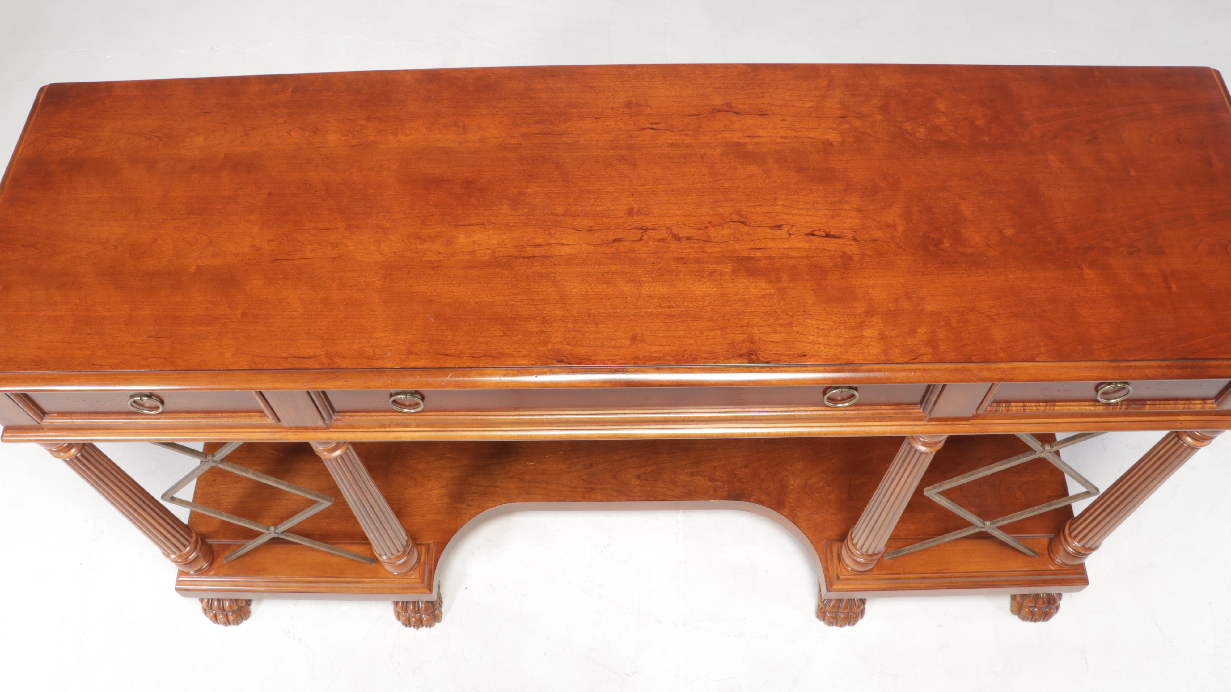 Nautica Home by Lexington Empire Style Cherrywood and Mirror-Back Sideboard