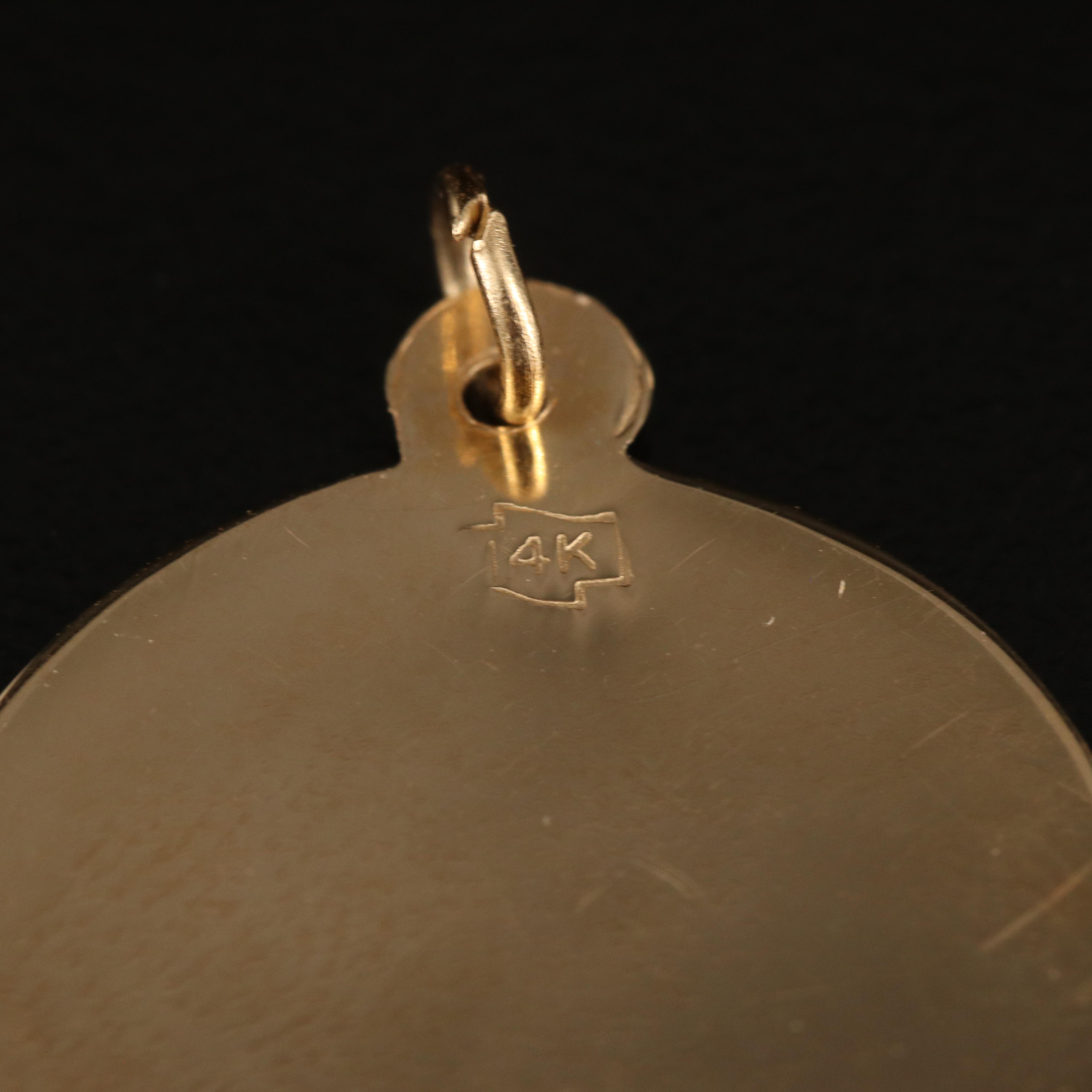 14K Female Profile Charms