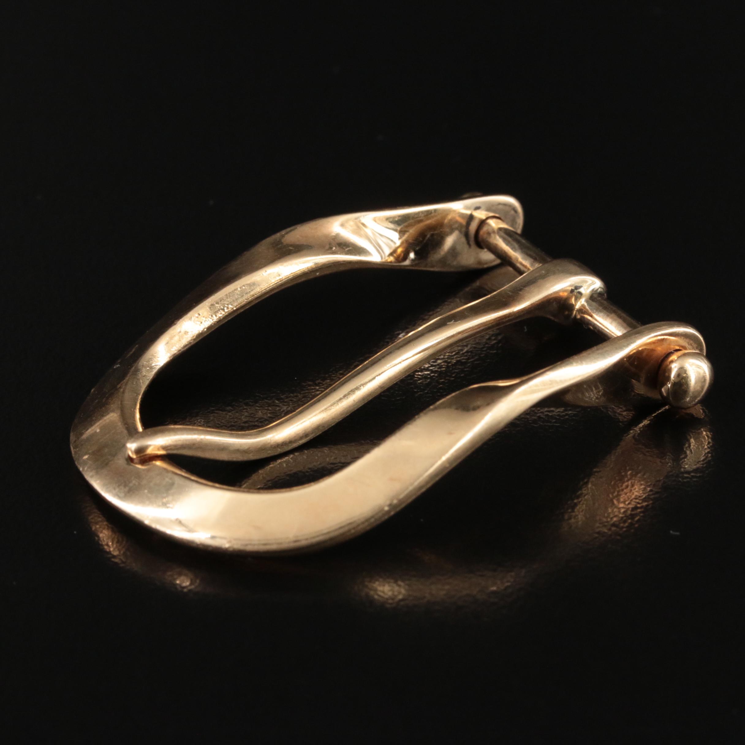 Mark Kielty 14K Gold Belt Buckle