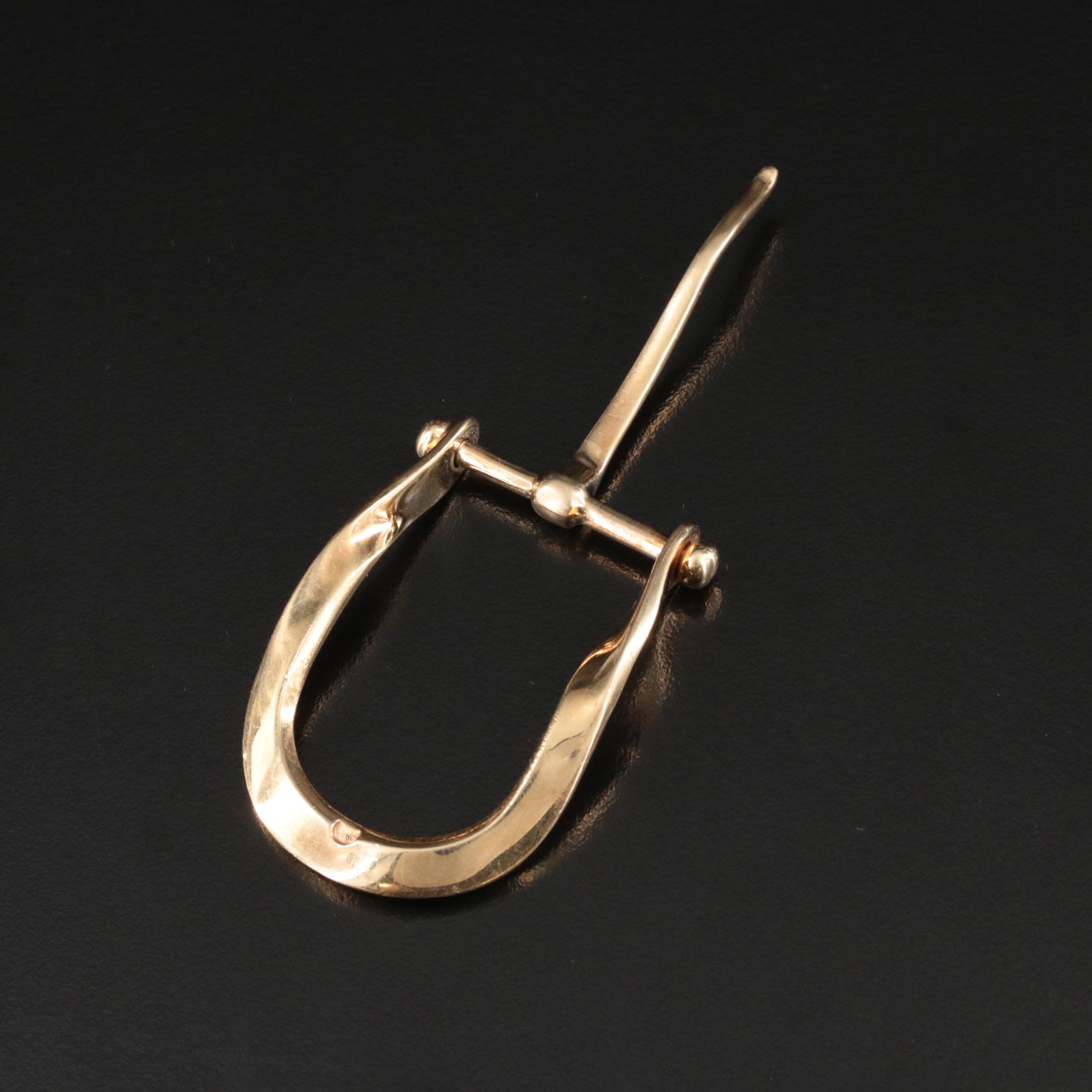 Mark Kielty 14K Gold Belt Buckle