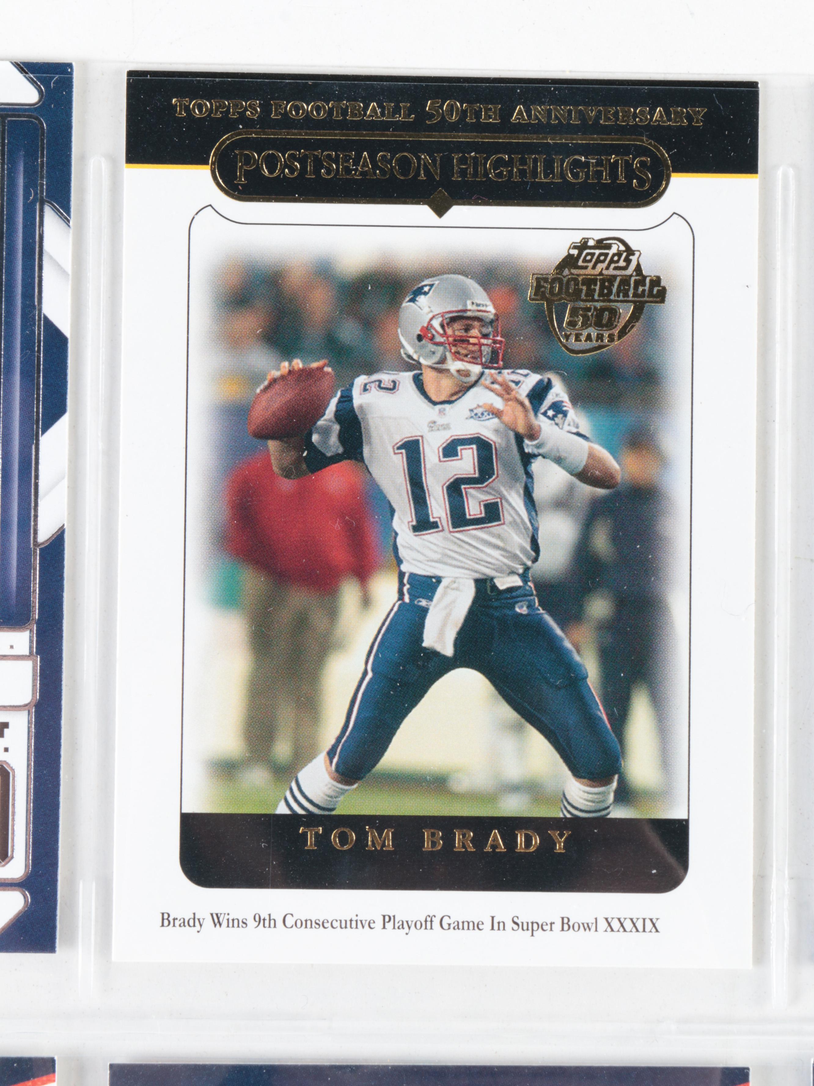 Topps, Panini Tom Brady New England Patriots Football Cards, 2010s–2020s