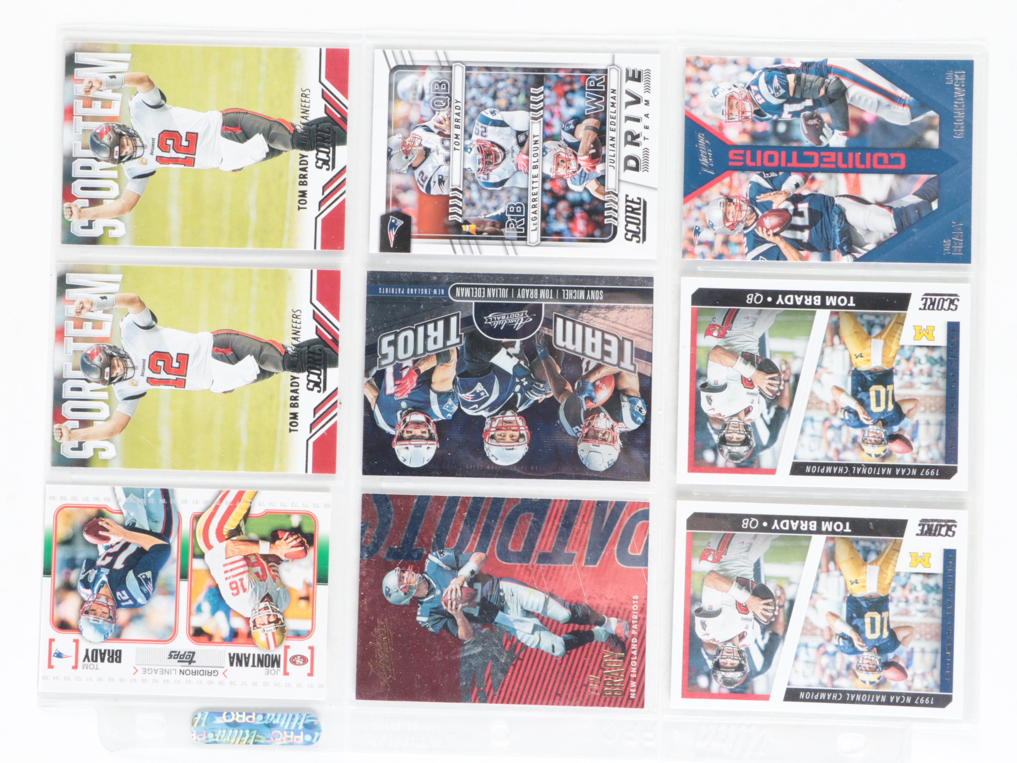 Topps, Panini Tom Brady New England Patriots Football Cards, 2010s–2020s