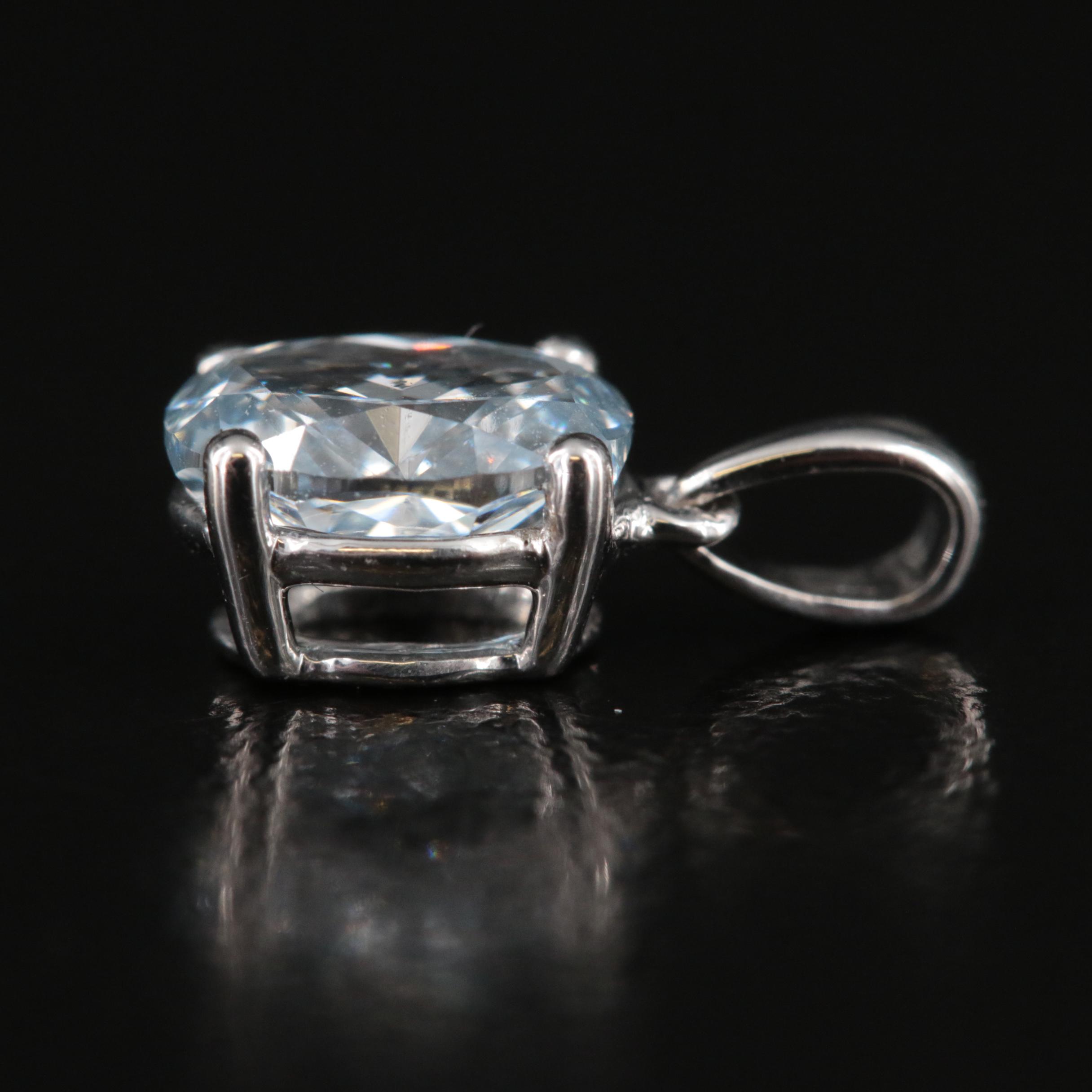 14K 0.74 CT Lab Grown Diamond Pendant