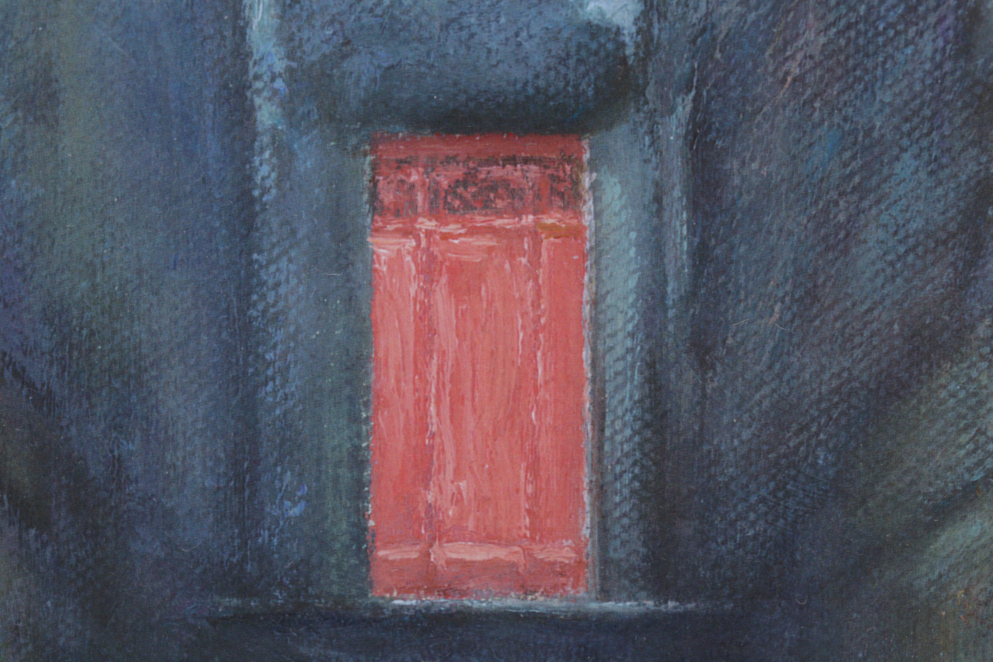 Naichuan Peng Giclées "Flowers on the Hill" and "Red Door #3," 21st Century