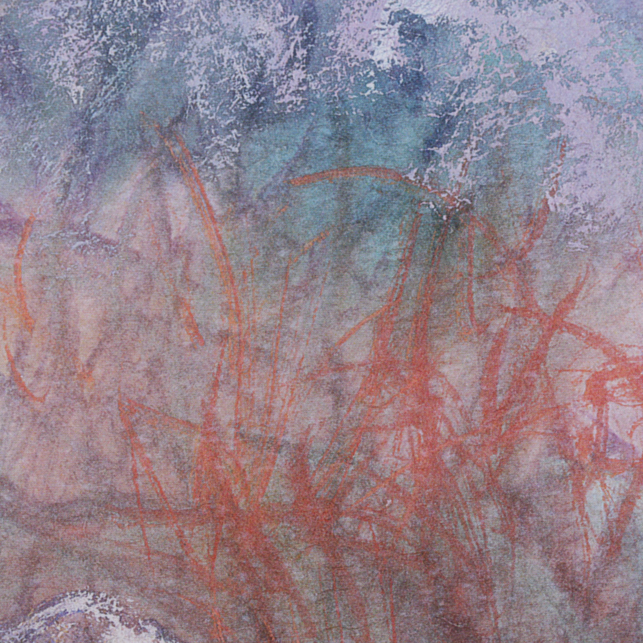 Naichuan Peng Giclées "Flowers on the Hill" and "Red Door #3," 21st Century