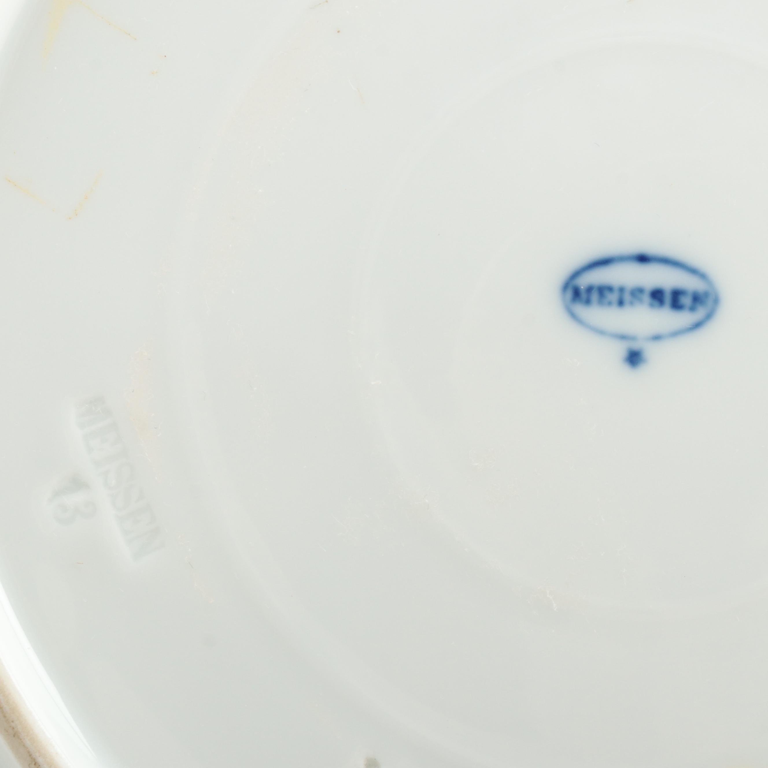 Carl Teichert Blue Onion Style with Seltmann and Other English Flo Blue Plates