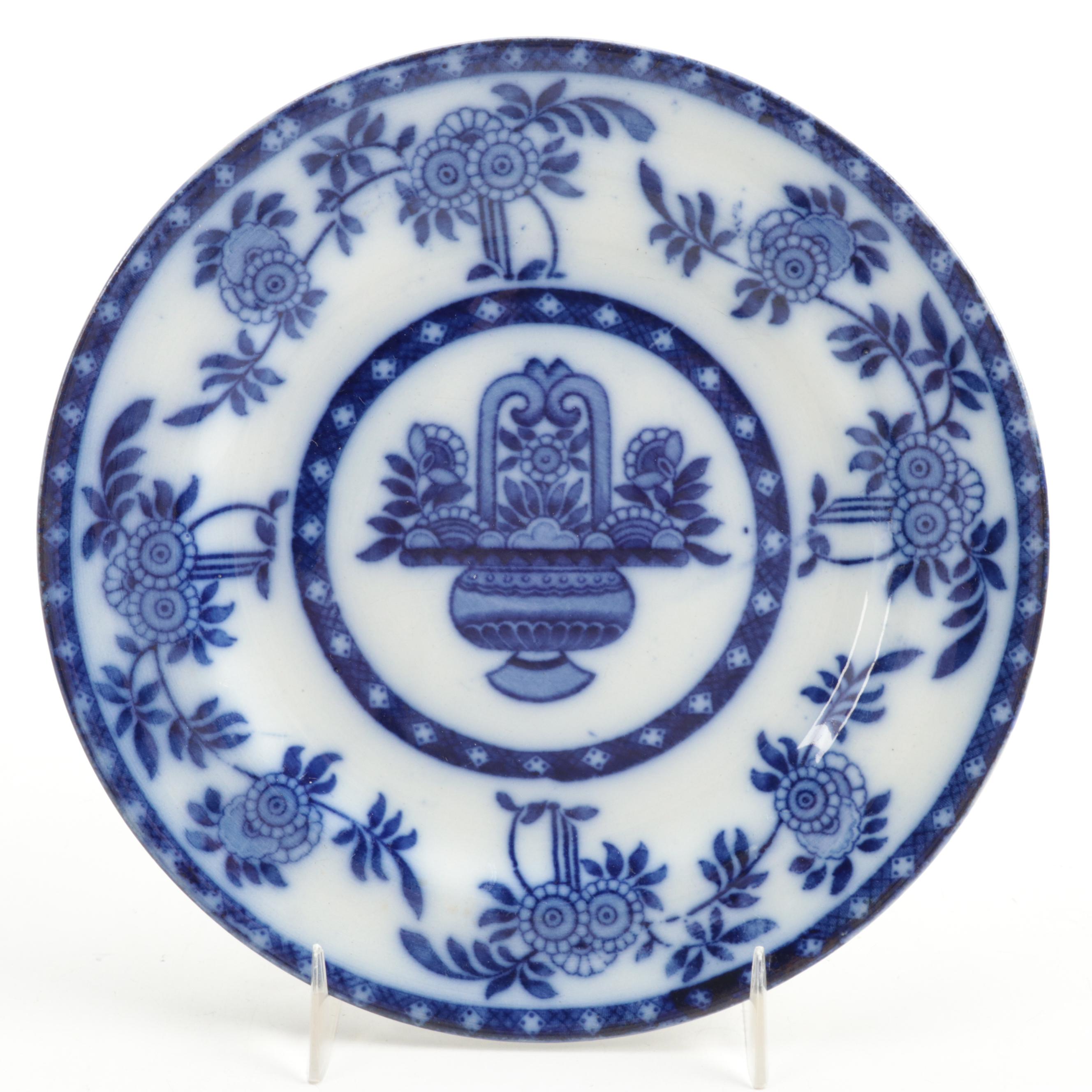 Carl Teichert Blue Onion Style with Seltmann and Other English Flo Blue Plates