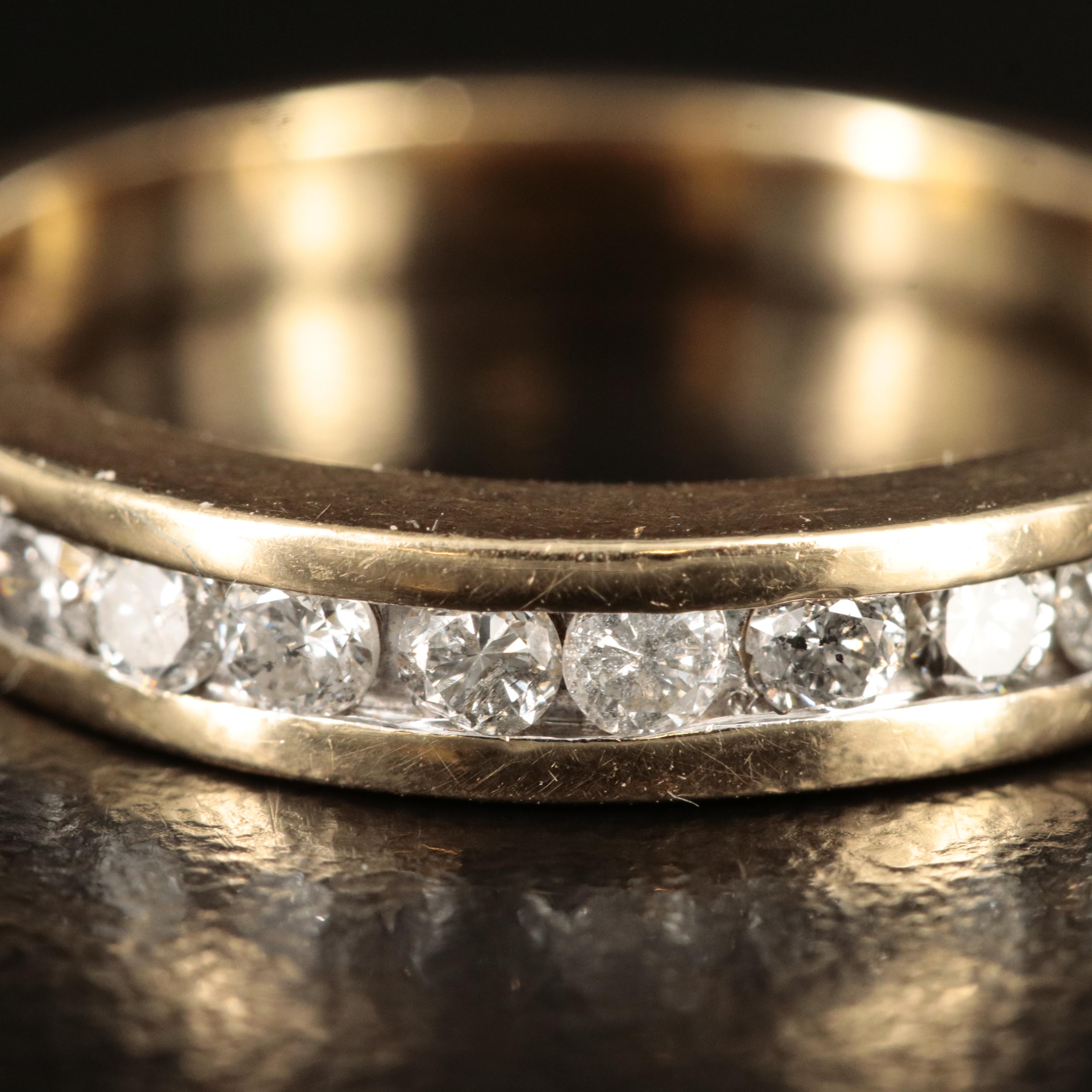 10K 0.50 CTW Diamond Channel Band