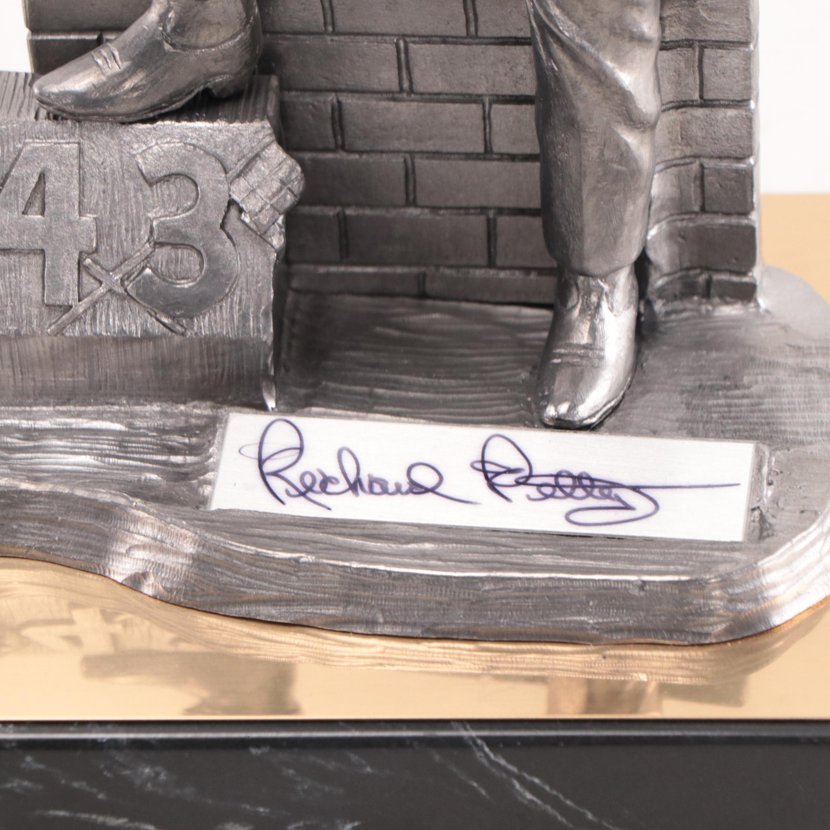 Richard Petty Signed Limited Edition Pewter Figurine by Michael Ricker, 1995