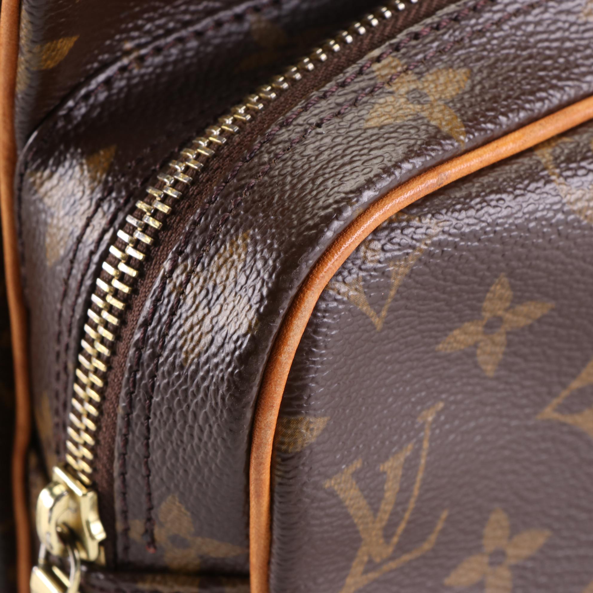 Louis Vuitton Nile Crossbody Bag in Monogram Canvas and Vachetta Leather