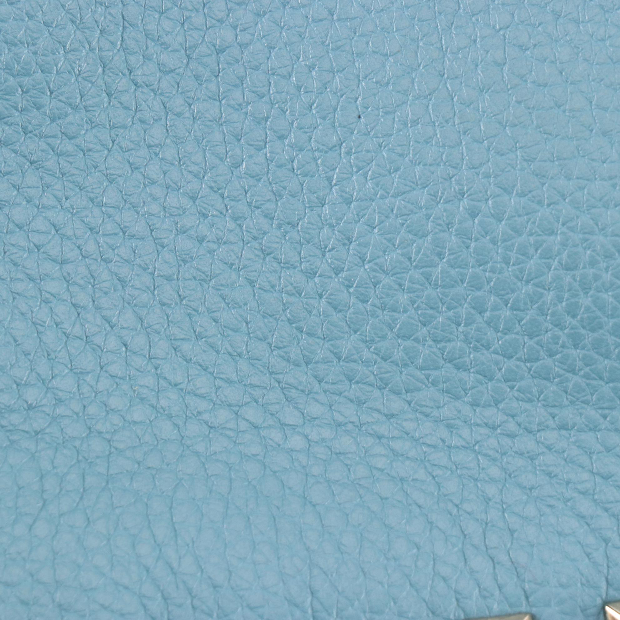 Valentino Rockstud Envelope Clutch in Full-Grain Leather