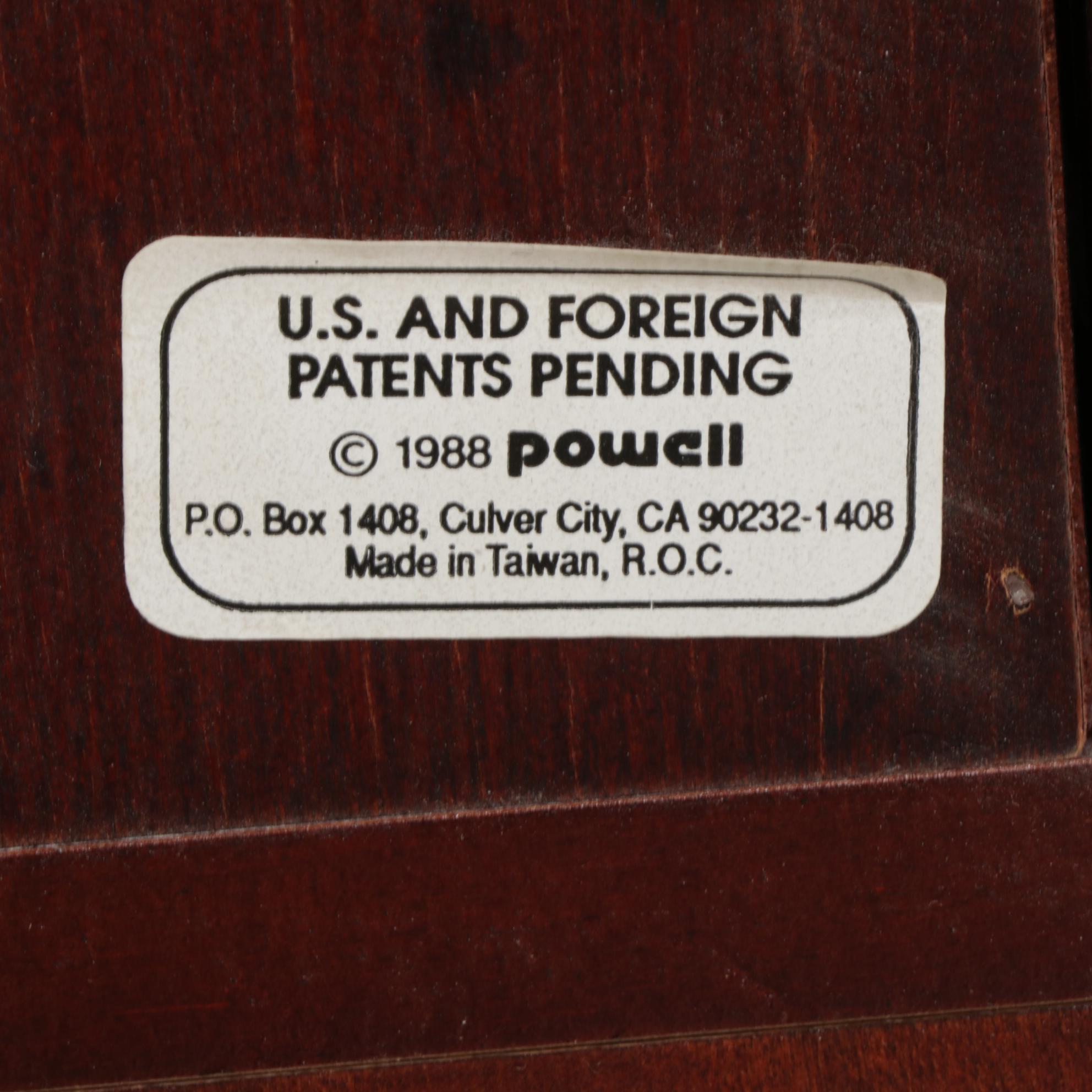 Powell Queen Anne Style Cherry-Stained Jewelry Armoire, Late 20th Century