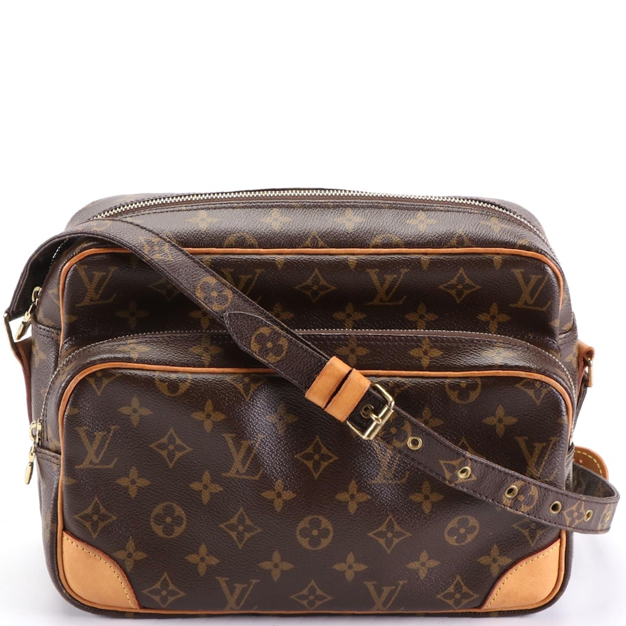 Louis Vuitton Nile Crossbody Bag in Monogram Canvas and Vachetta Leather