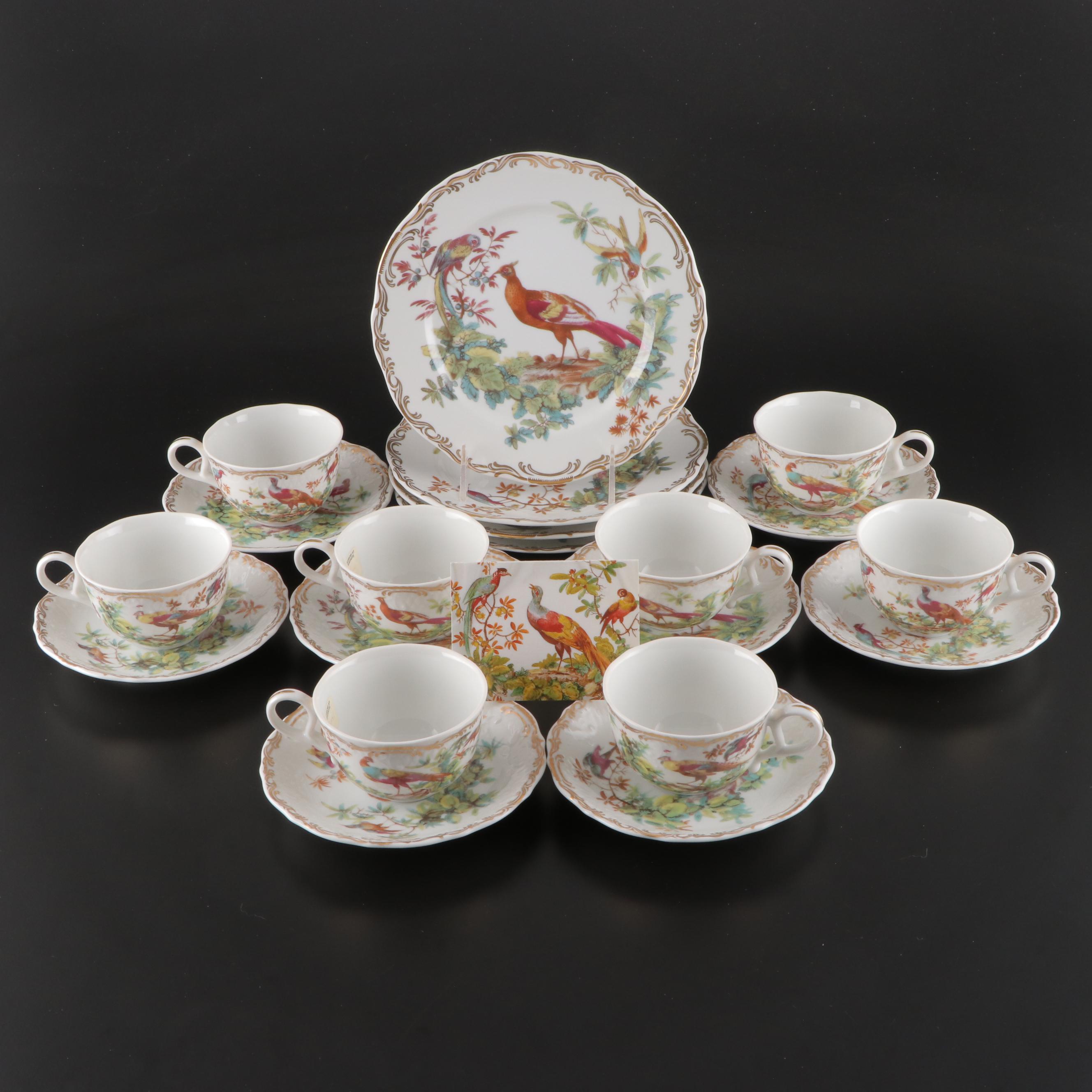 Andrea by Sadek "Exotic Birds" Porcelain Dinnerware