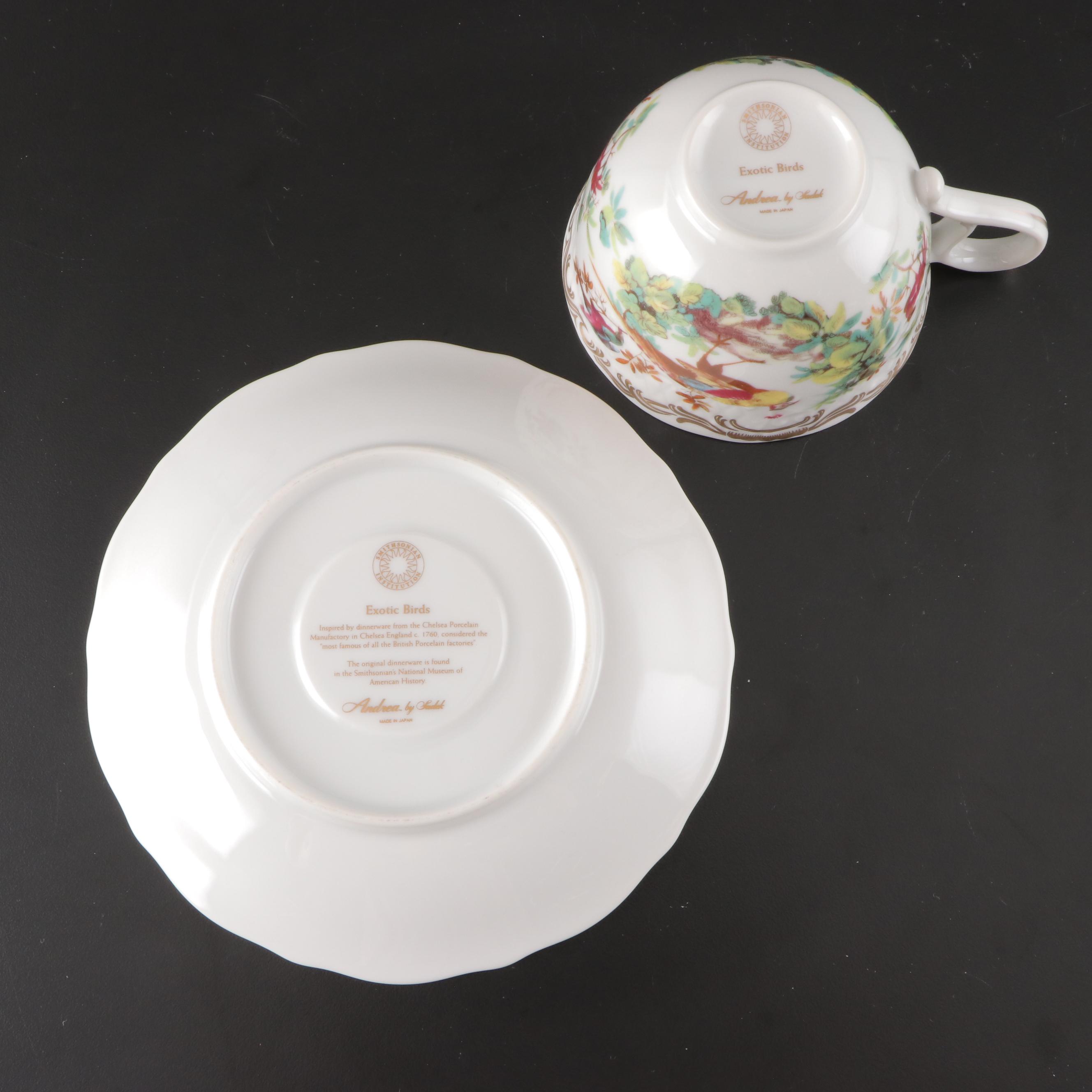 Andrea by Sadek "Exotic Birds" Porcelain Dinnerware