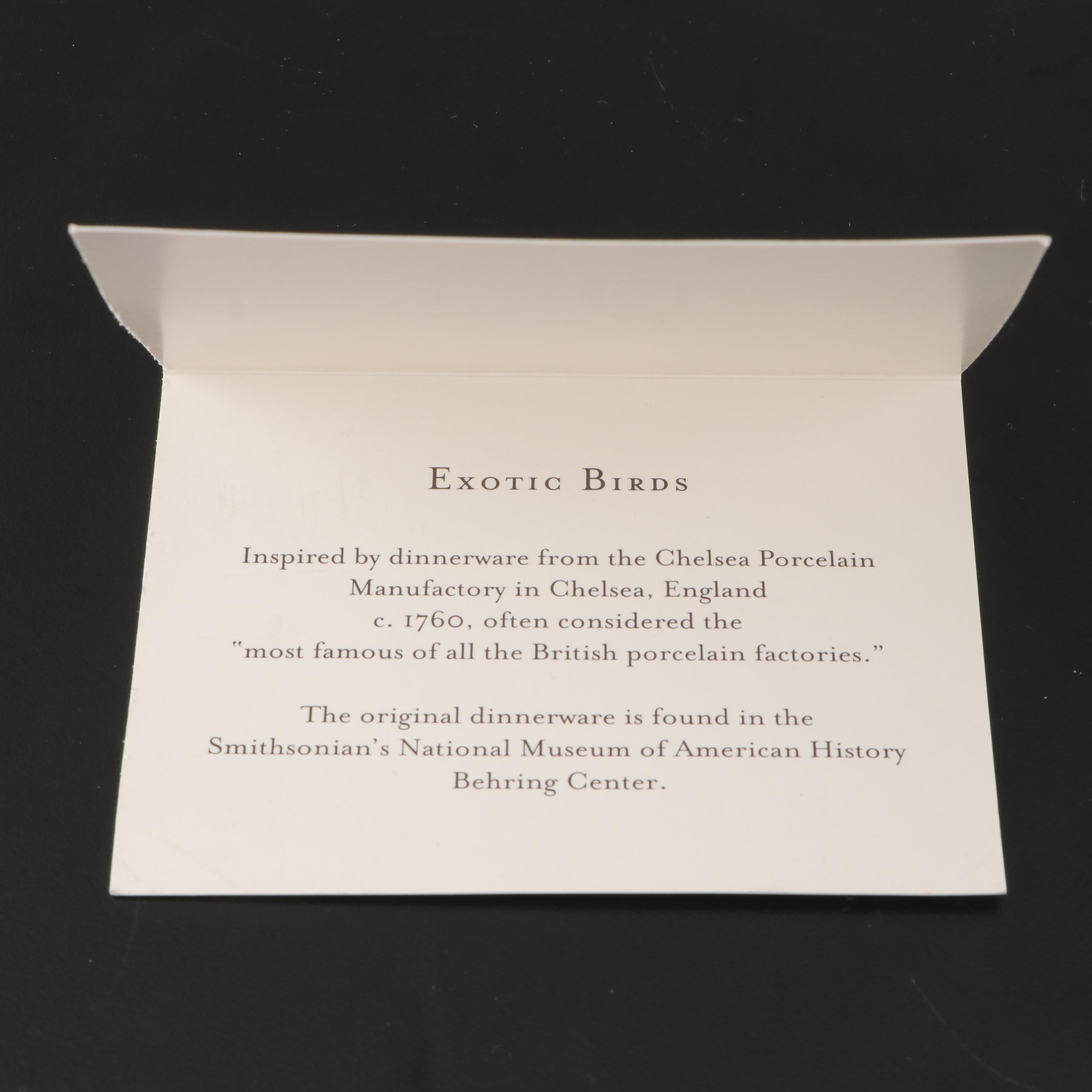 Andrea by Sadek "Exotic Birds" Porcelain Dinnerware