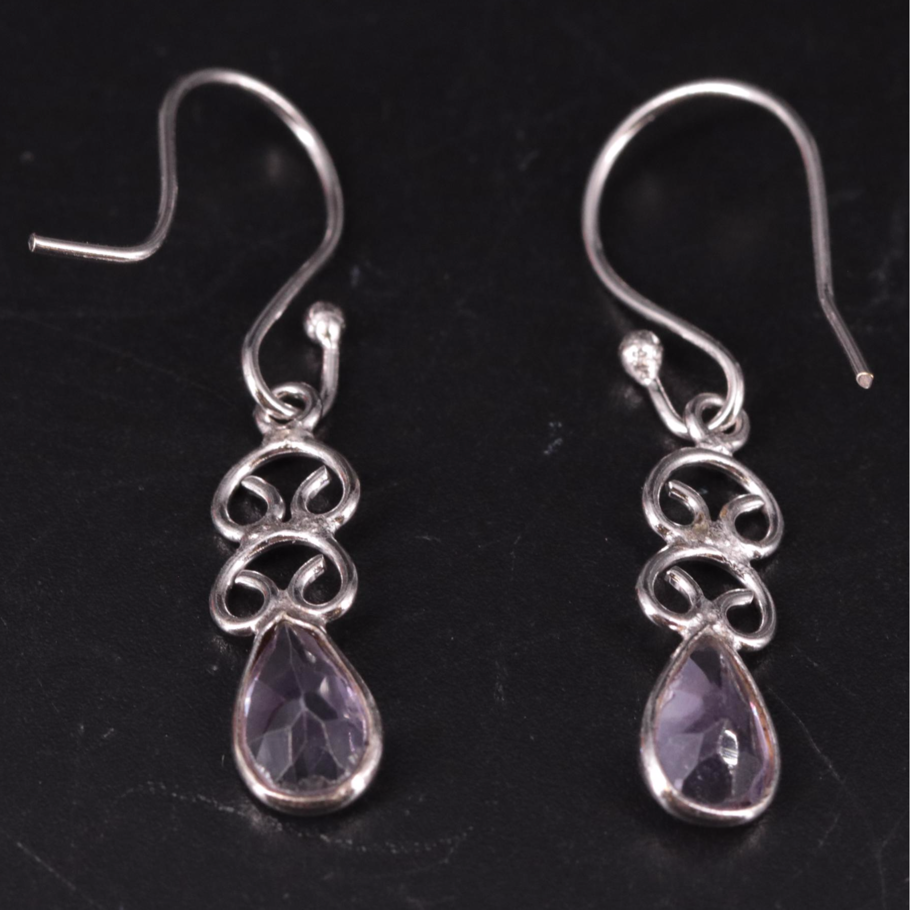 Amethyst Drop Earrings