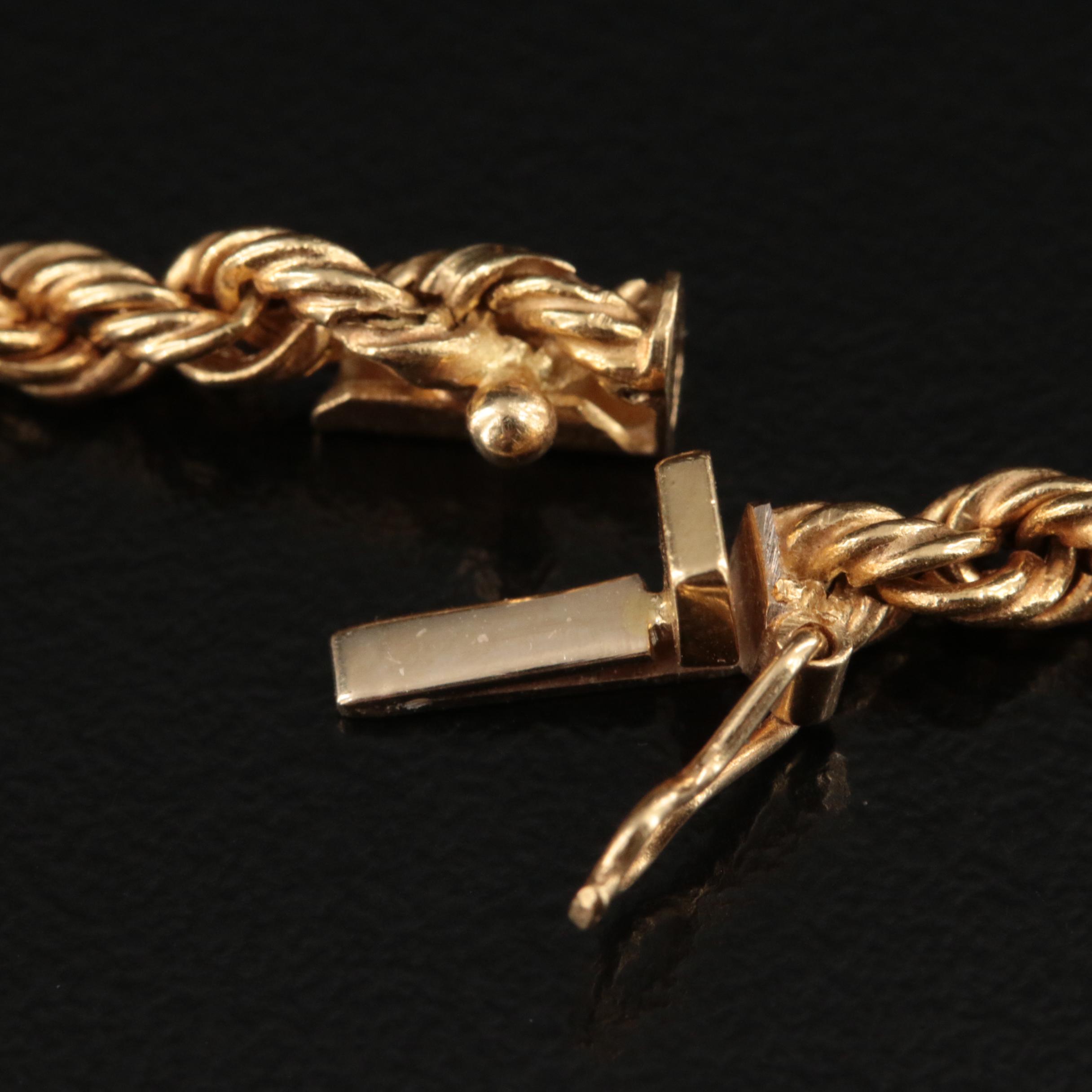 18K Rope Chain Necklace