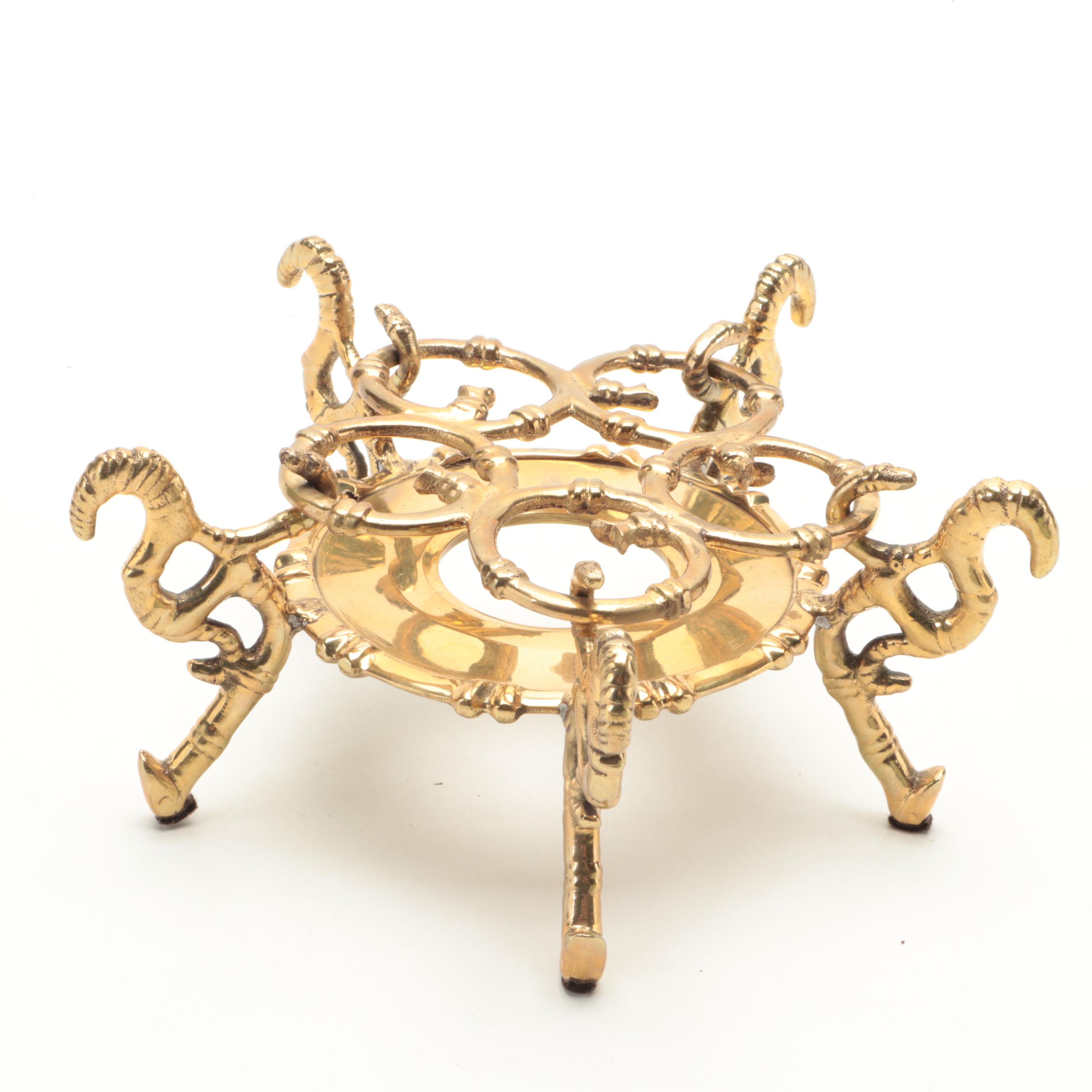 Chinese Shunzhi Period Style Crackle Glaze Bamboo Motif Porcelain Bowl