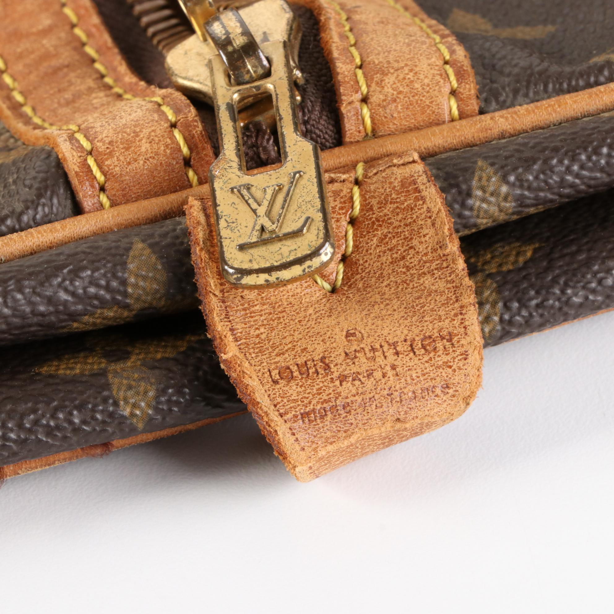 Louis Vuitton Sac Souple 55 in Monogram Canvas and Vachetta Leather