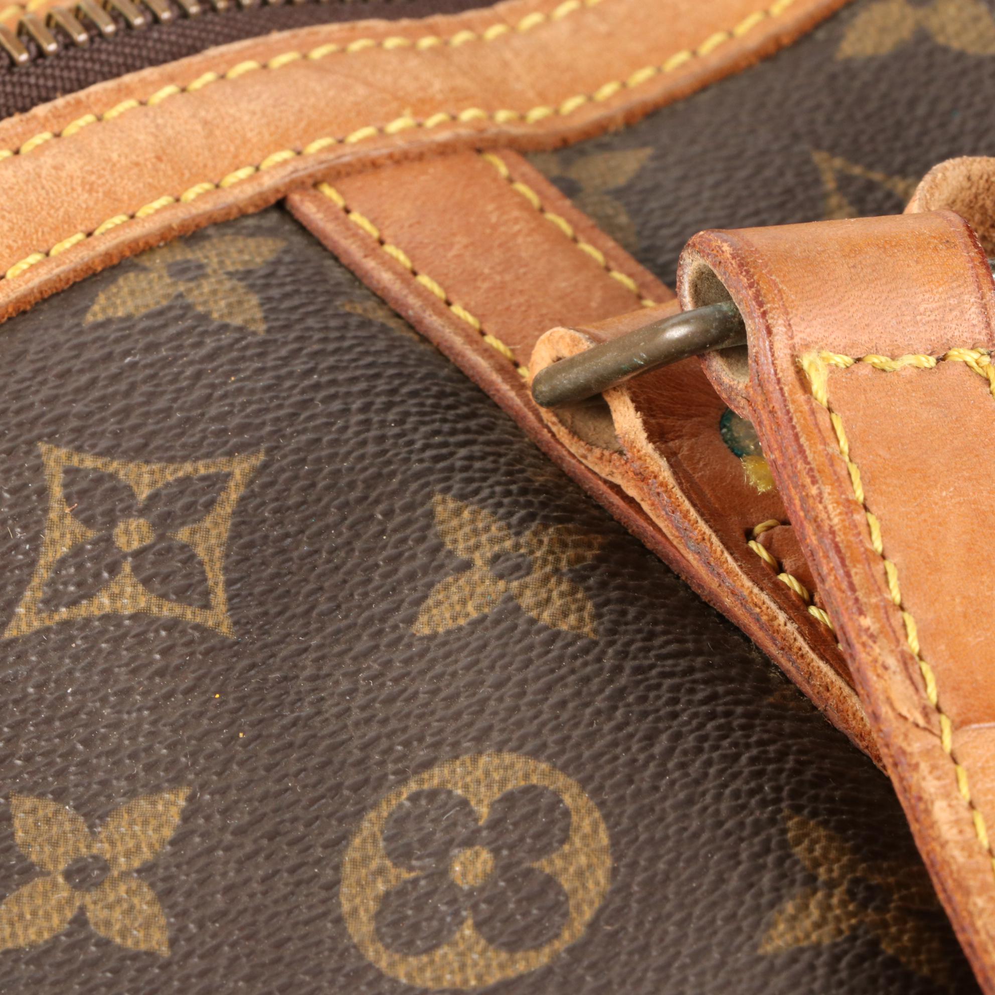 Louis Vuitton Sac Souple 55 in Monogram Canvas and Vachetta Leather