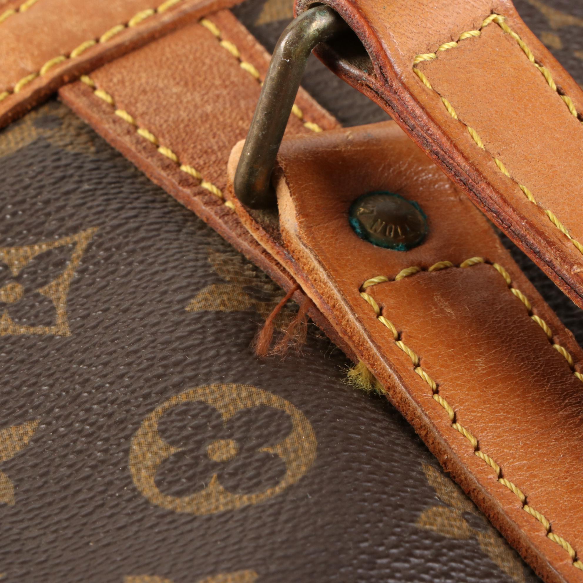 Louis Vuitton Sac Souple 55 in Monogram Canvas and Vachetta Leather