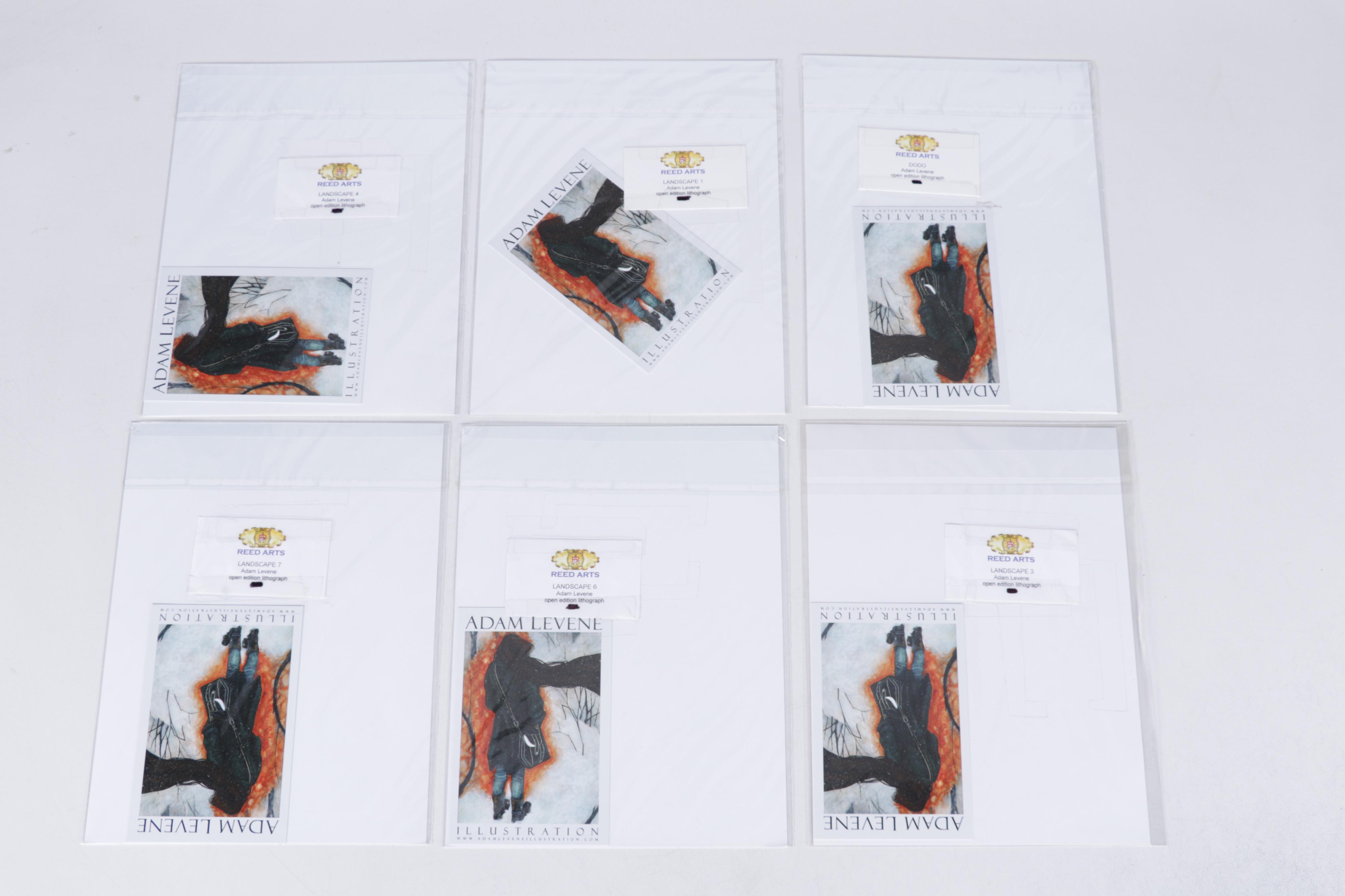 Adam Levene Offset Lithographs Including "Dodo," 21st Century