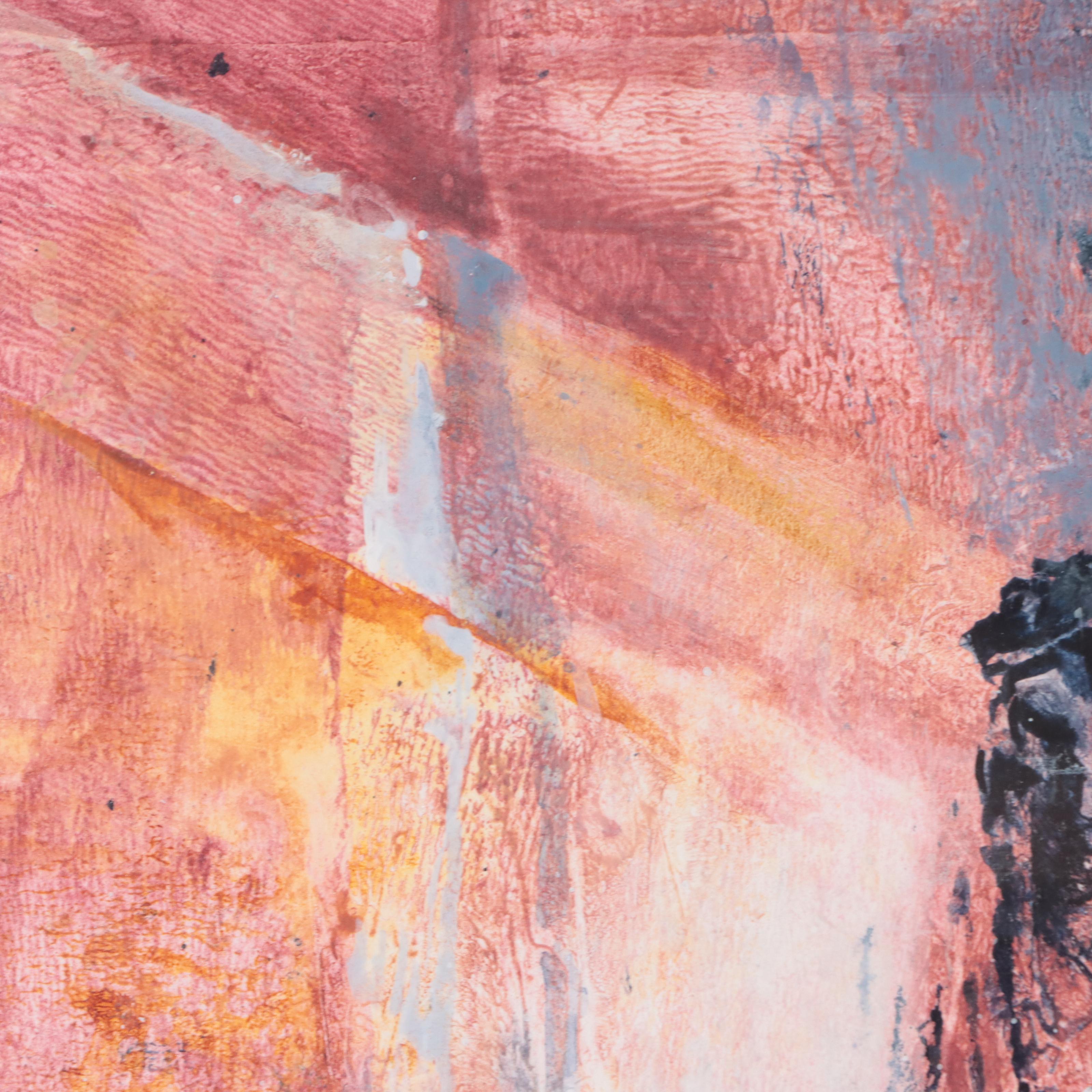 Karen Becker Benedetti Abstract Mixed Media Painting