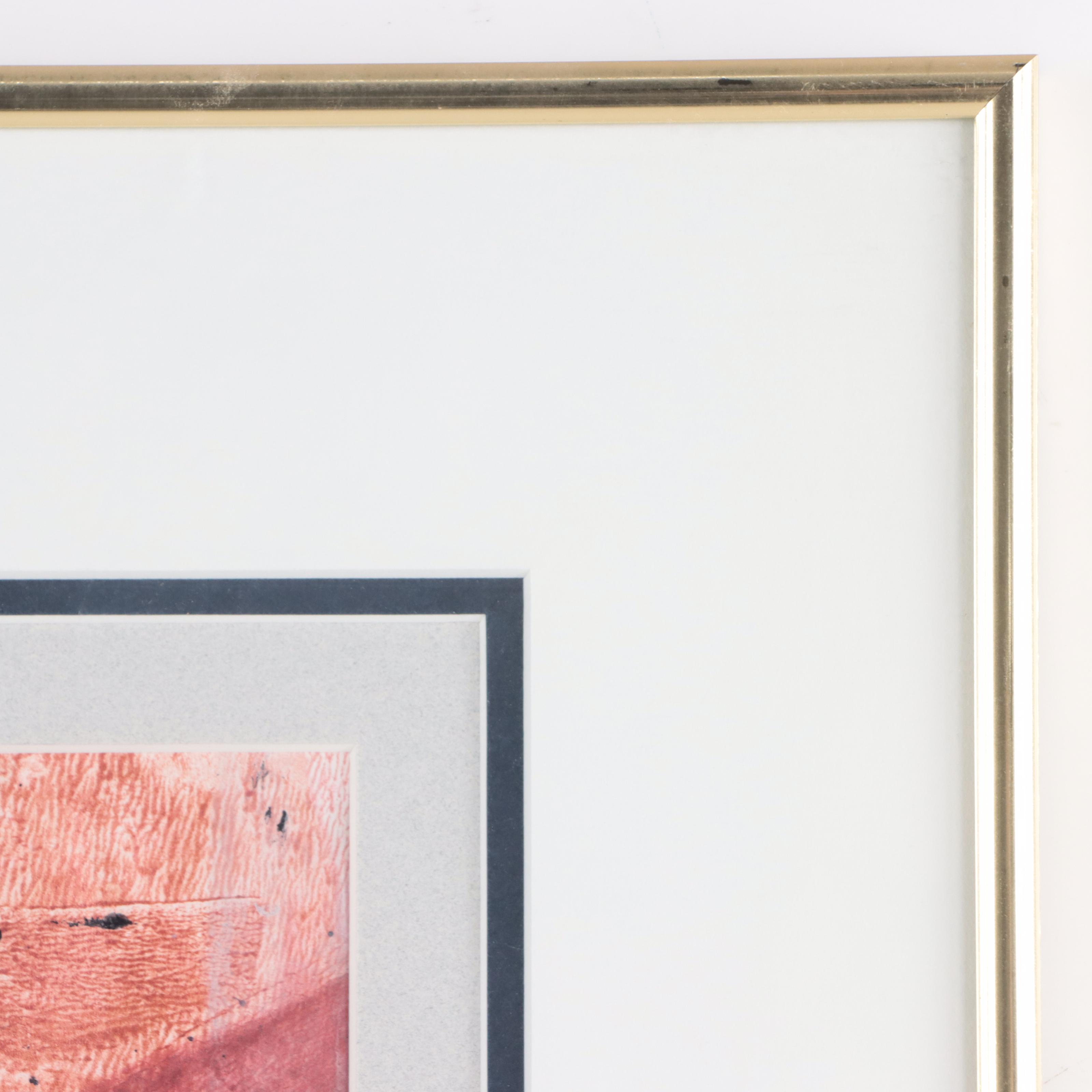 Karen Becker Benedetti Abstract Mixed Media Painting