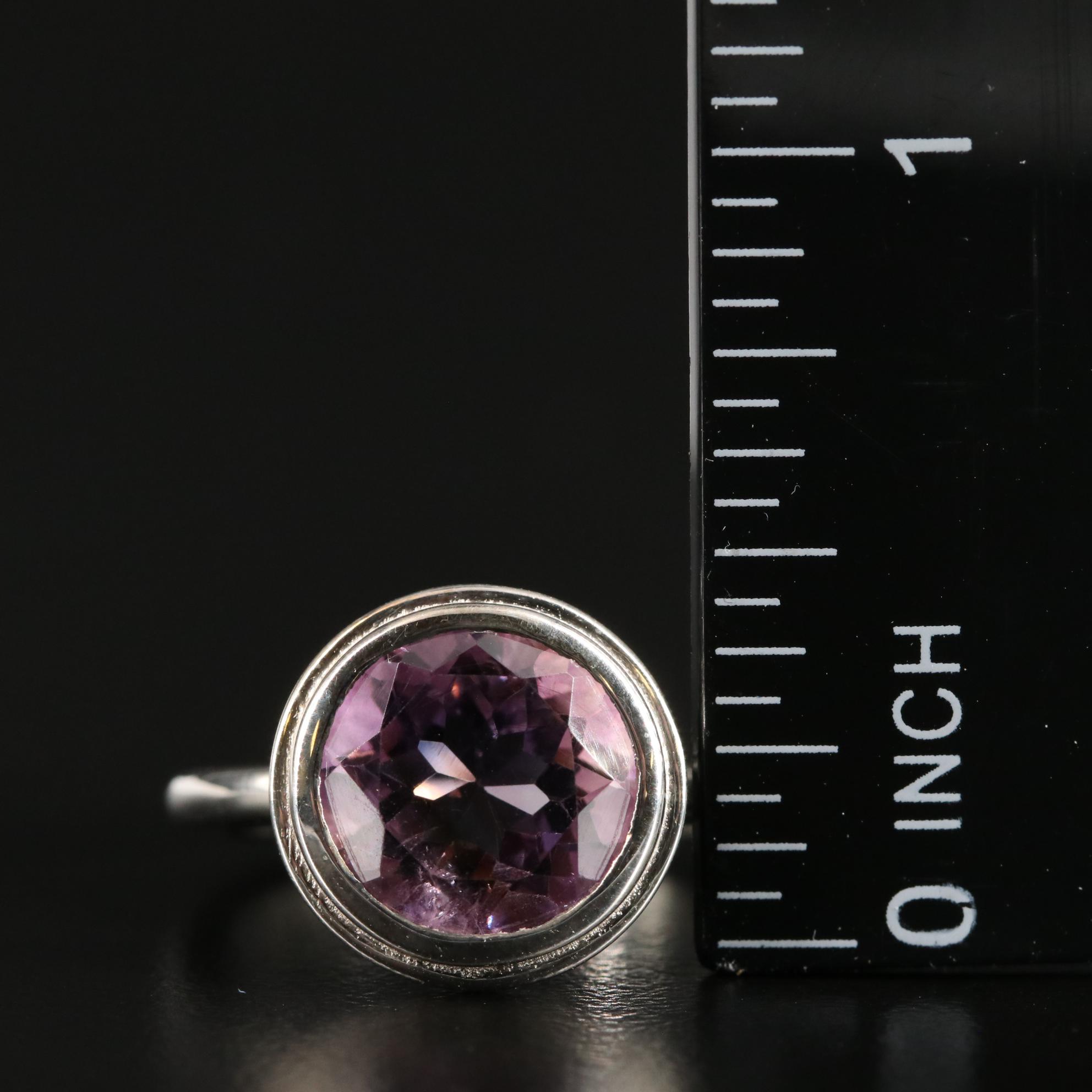 Sterling Amethyst Ring