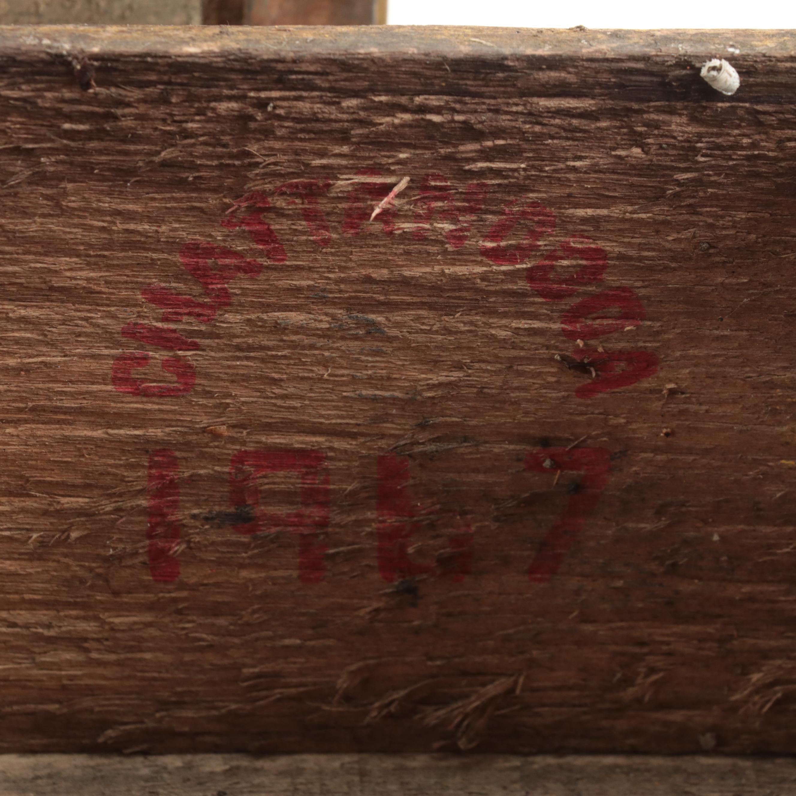 Coca-Cola Wooden Soda Advertising Crates, Mid-20th Century