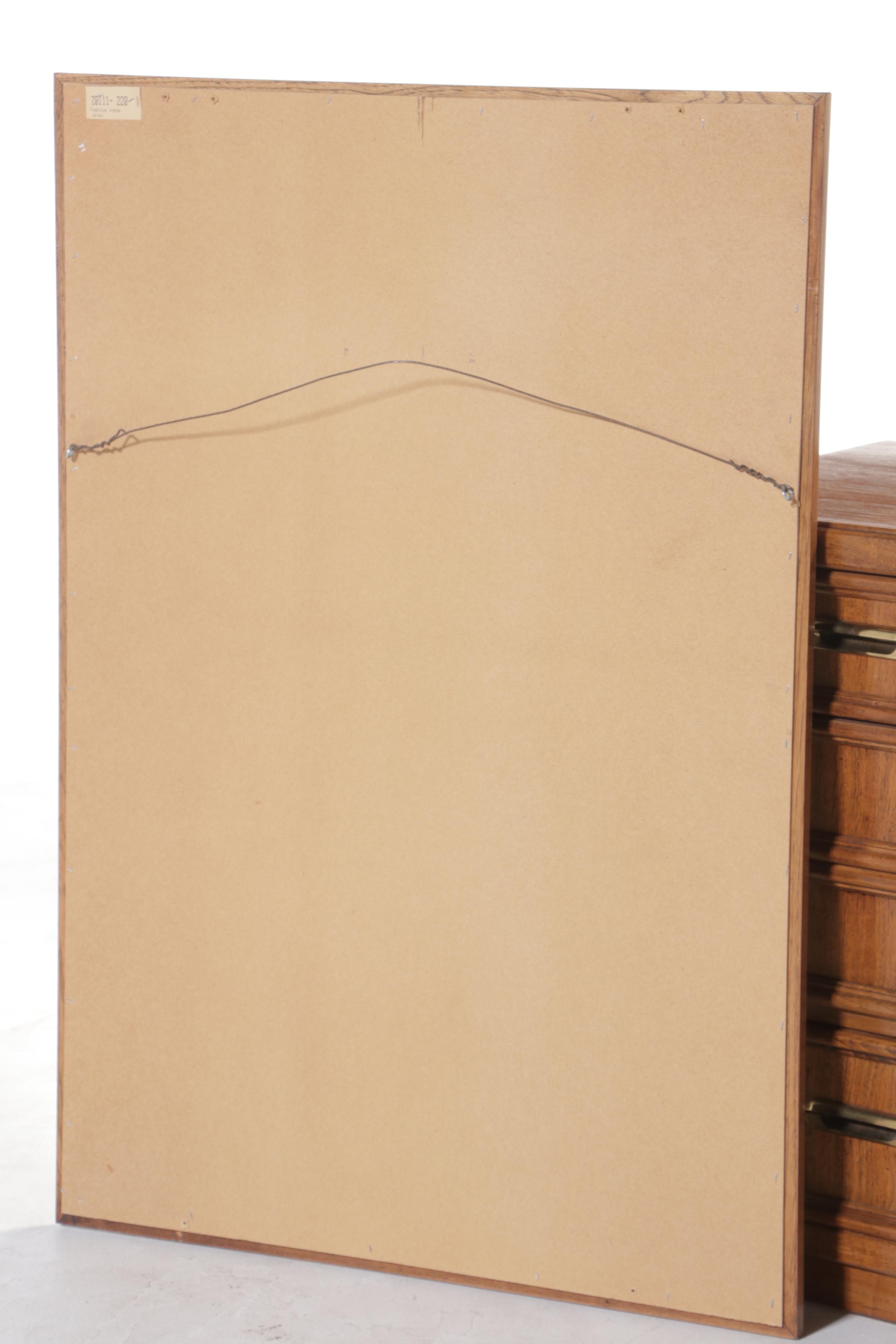 Thomasville Modernist Oak Eight-Drawer Dresser, Mid to Late 20th Century