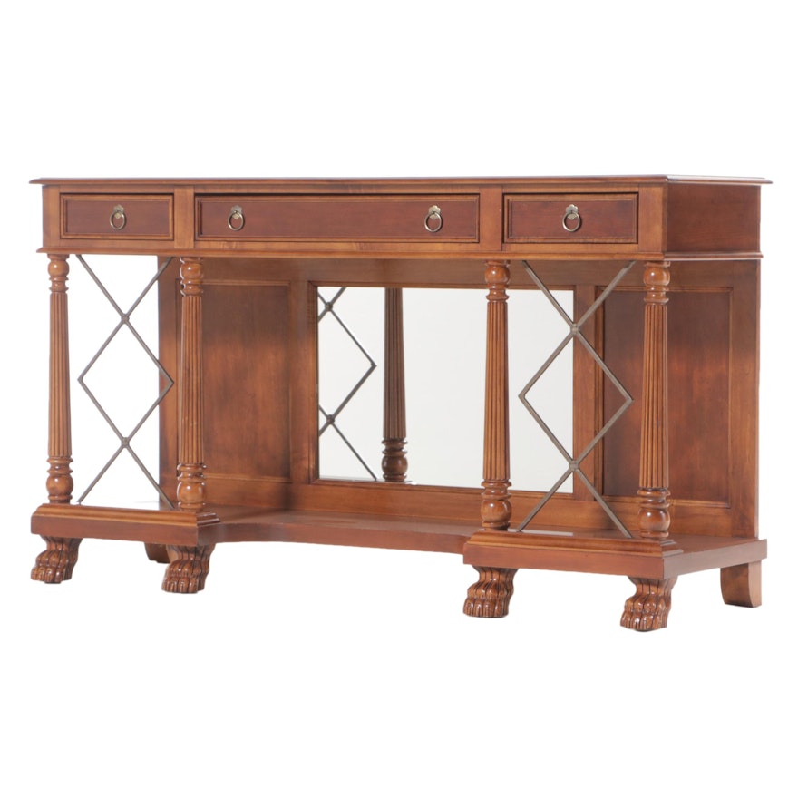 Nautica Home by Lexington Empire Style Cherrywood and Mirror-Back Sideboard