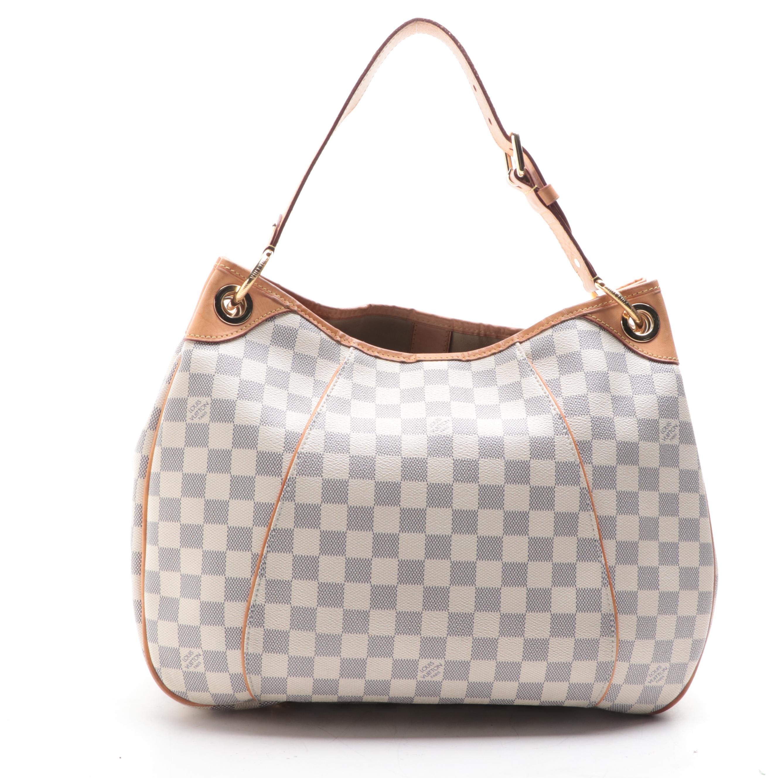 Louis Vuitton Inventeur Galliera PM in Damier Azur Canvas