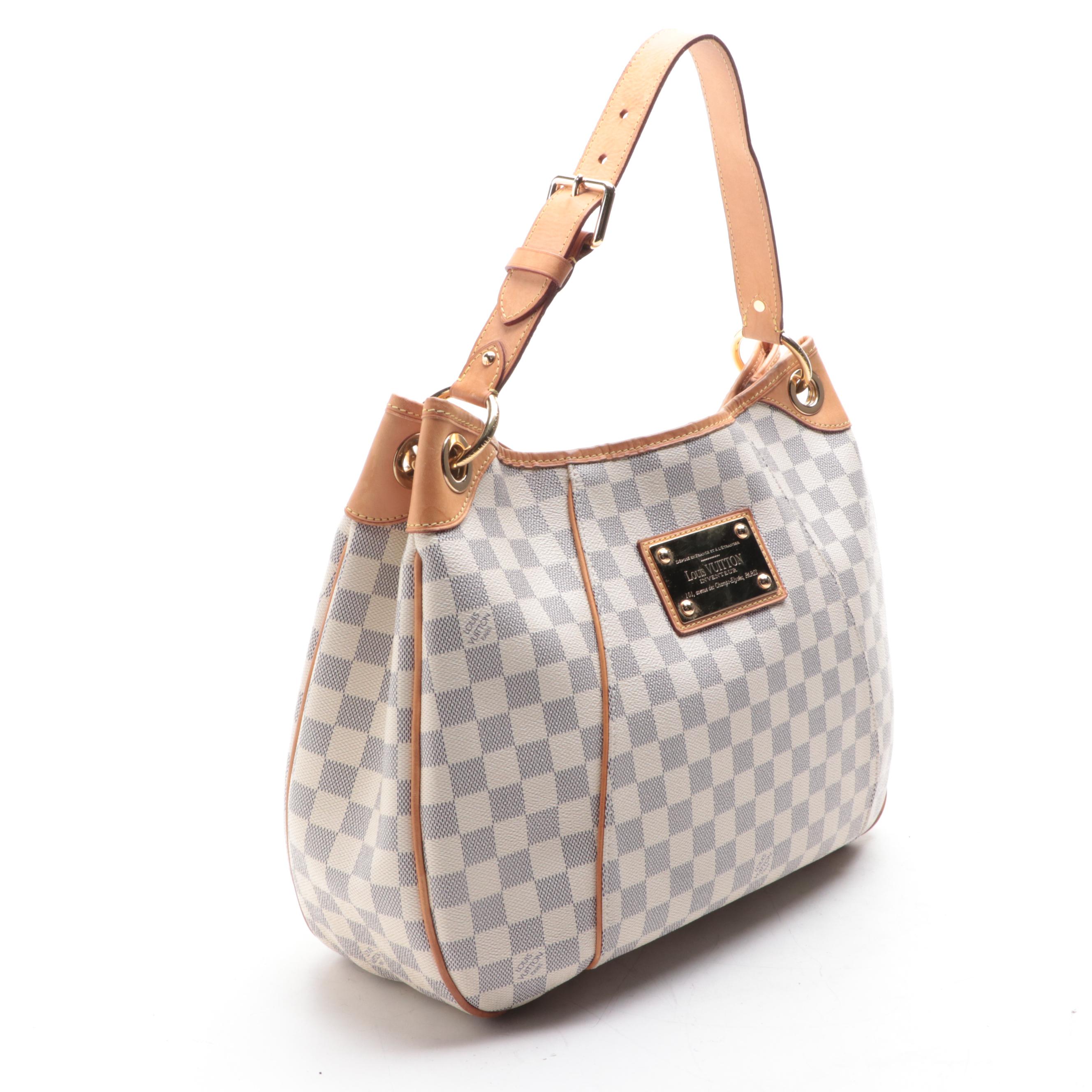 Louis Vuitton Inventeur Galliera PM in Damier Azur Canvas