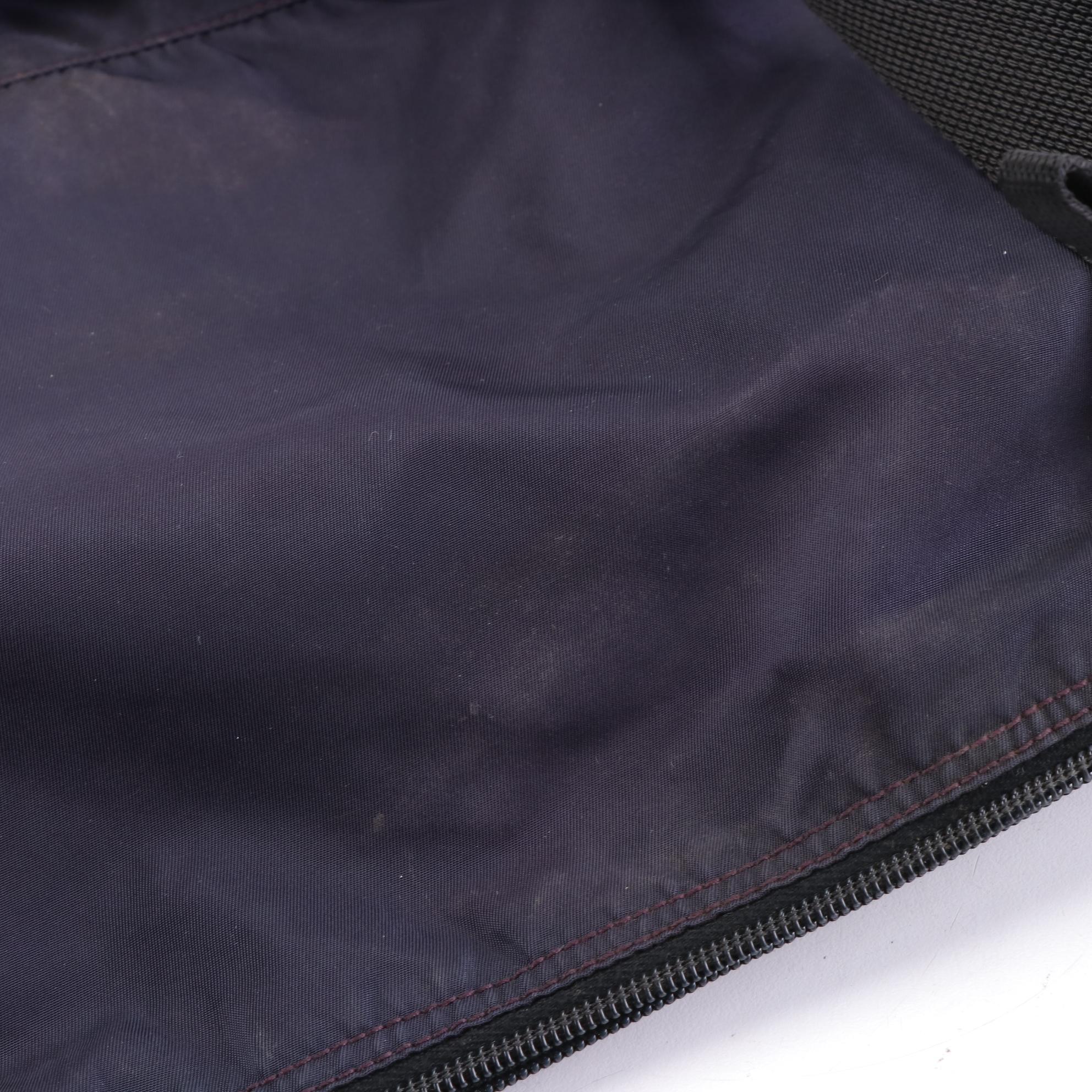 Prada Crossbody Bag in Nylon with Leather Trim