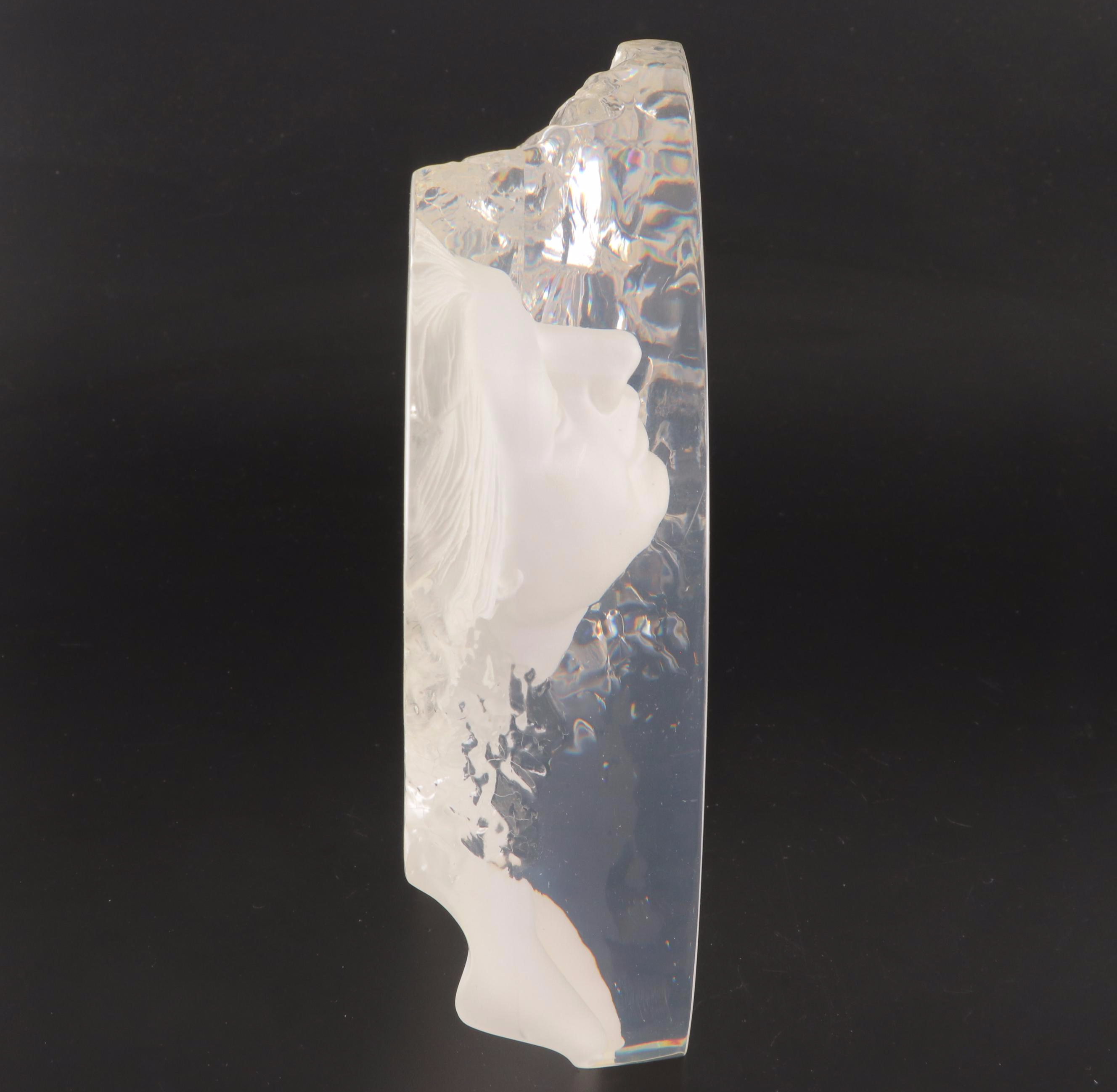 Modern Acrylic Optic Female Bust