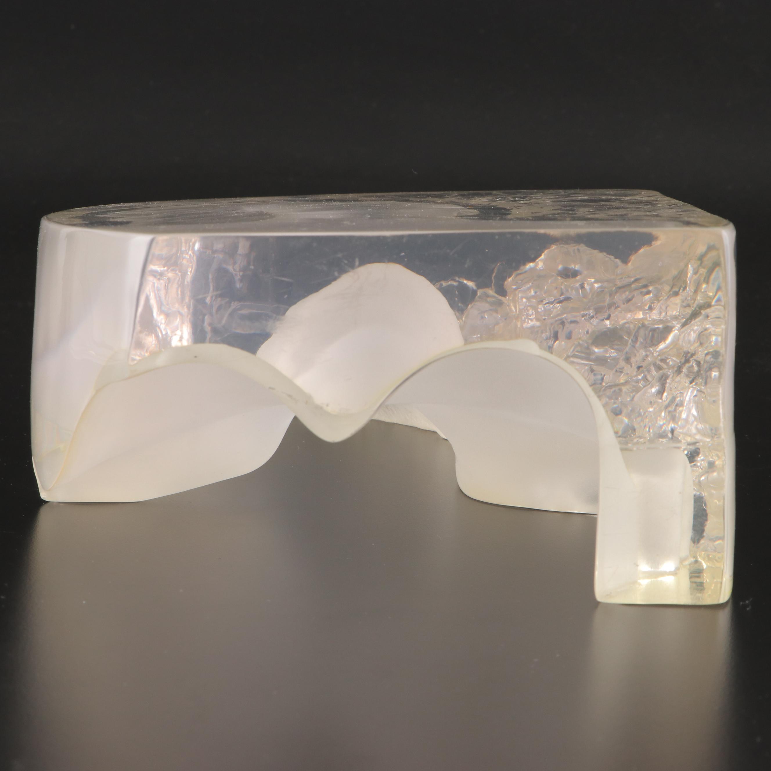 Modern Acrylic Optic Female Bust