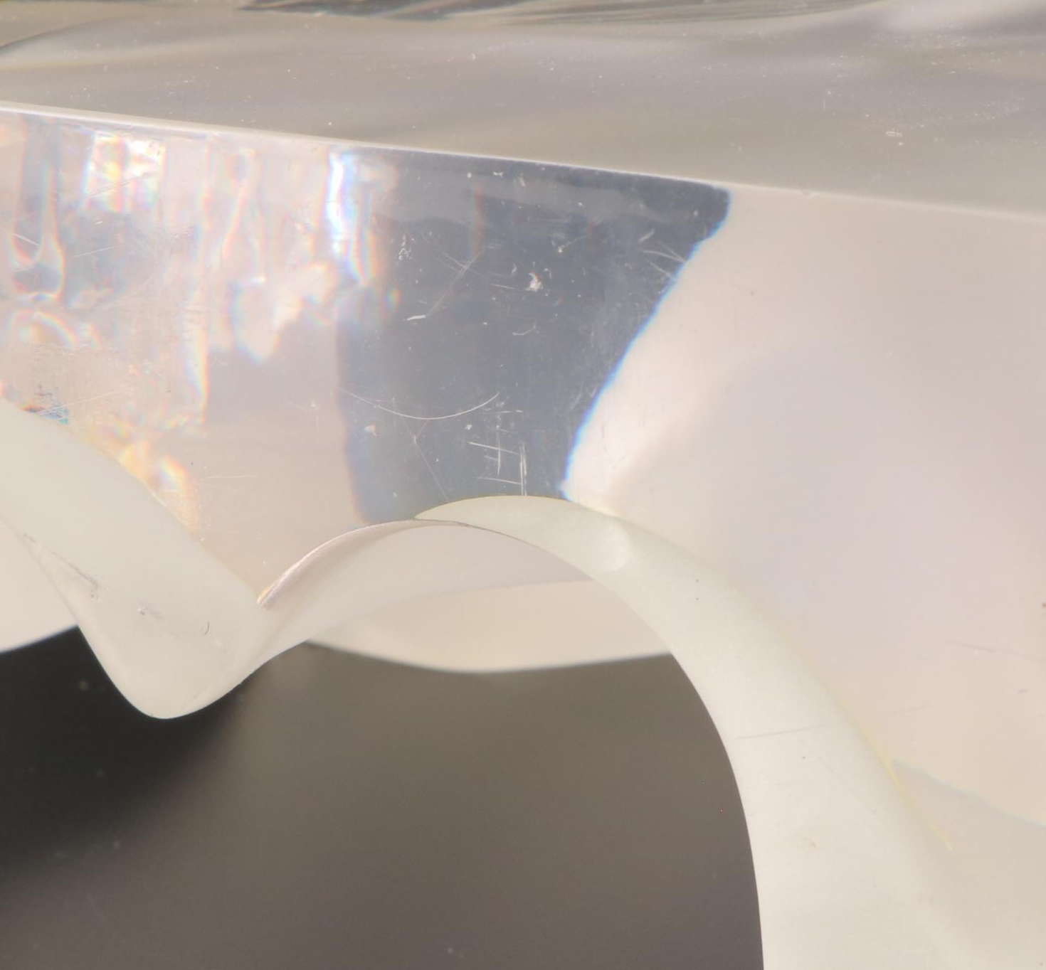 Modern Acrylic Optic Female Bust