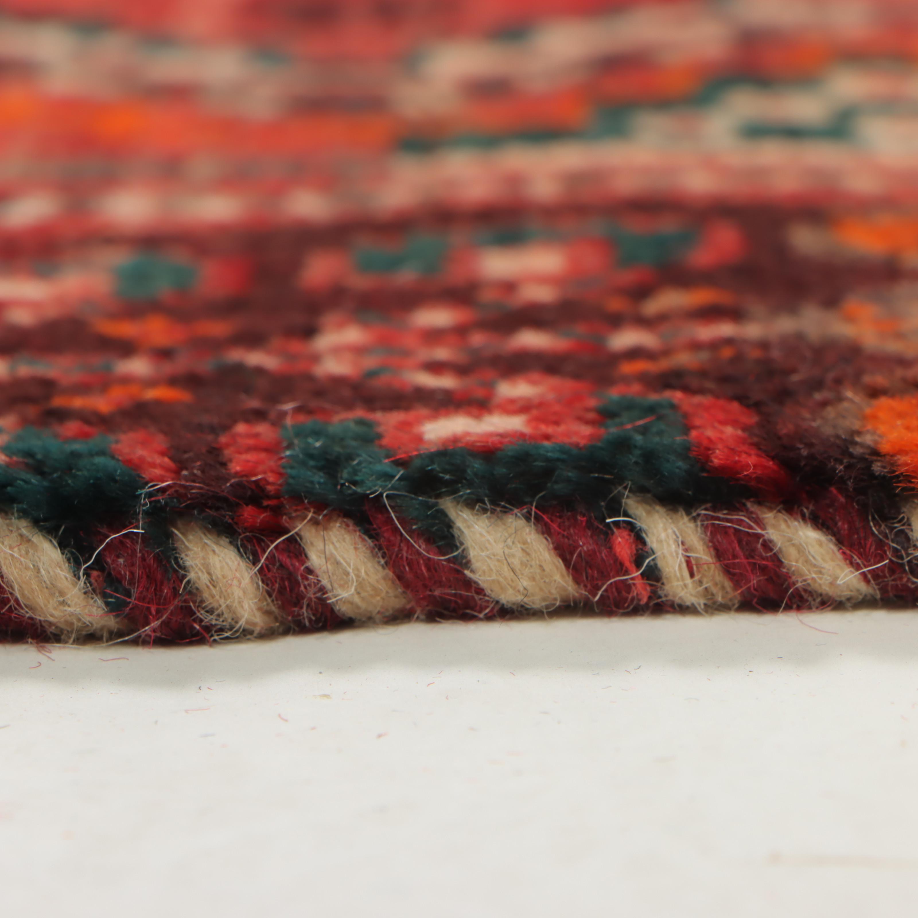 3'10 x 6'2 Hand-Knotted Persian Qashqai Area Rug