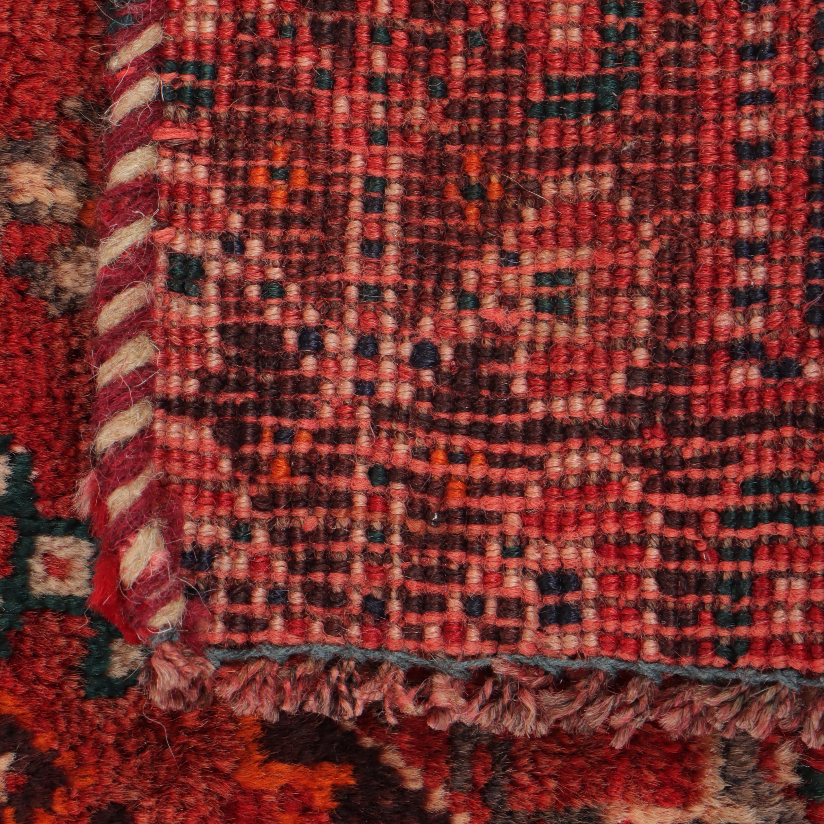 3'10 x 6'2 Hand-Knotted Persian Qashqai Area Rug