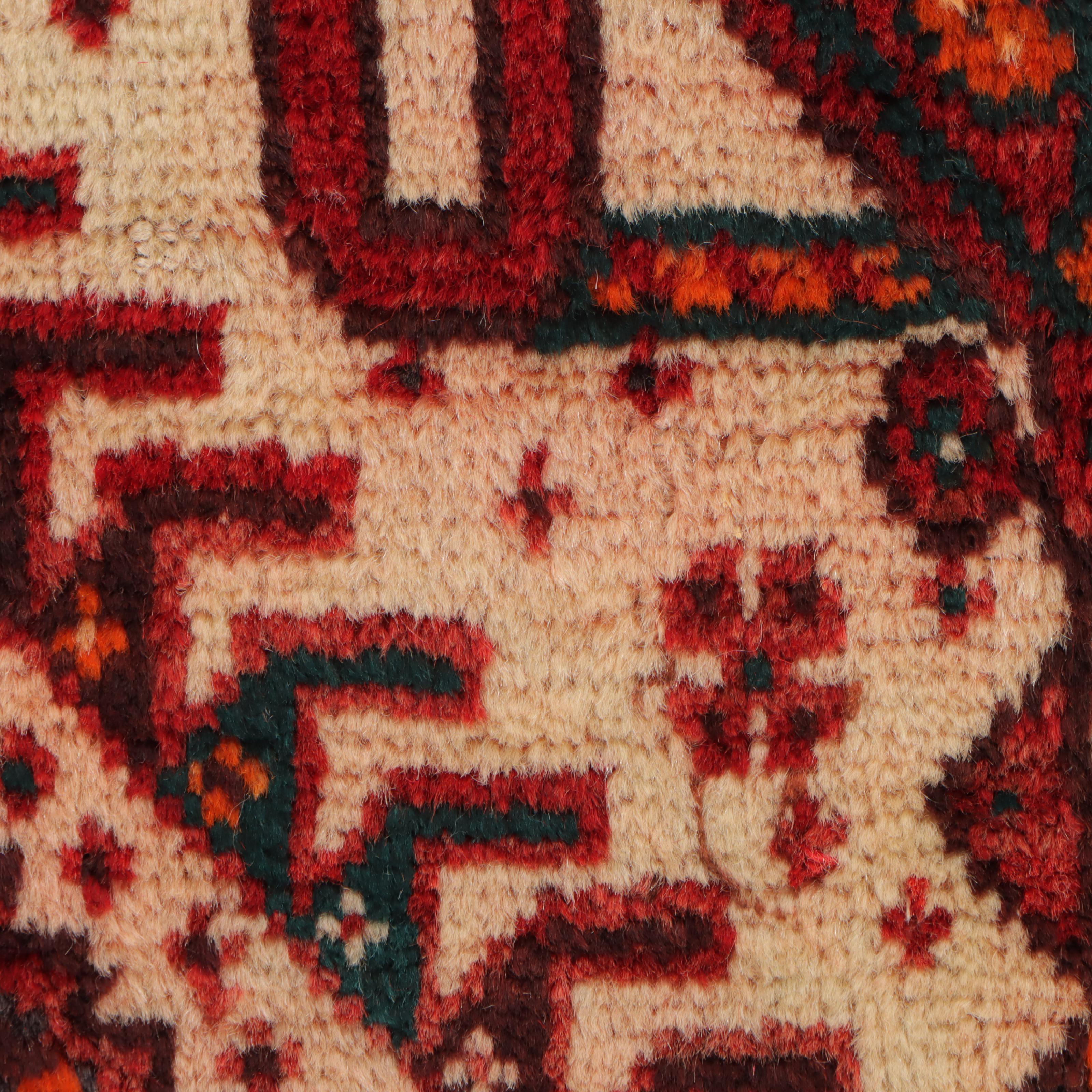 3'10 x 6'2 Hand-Knotted Persian Qashqai Area Rug