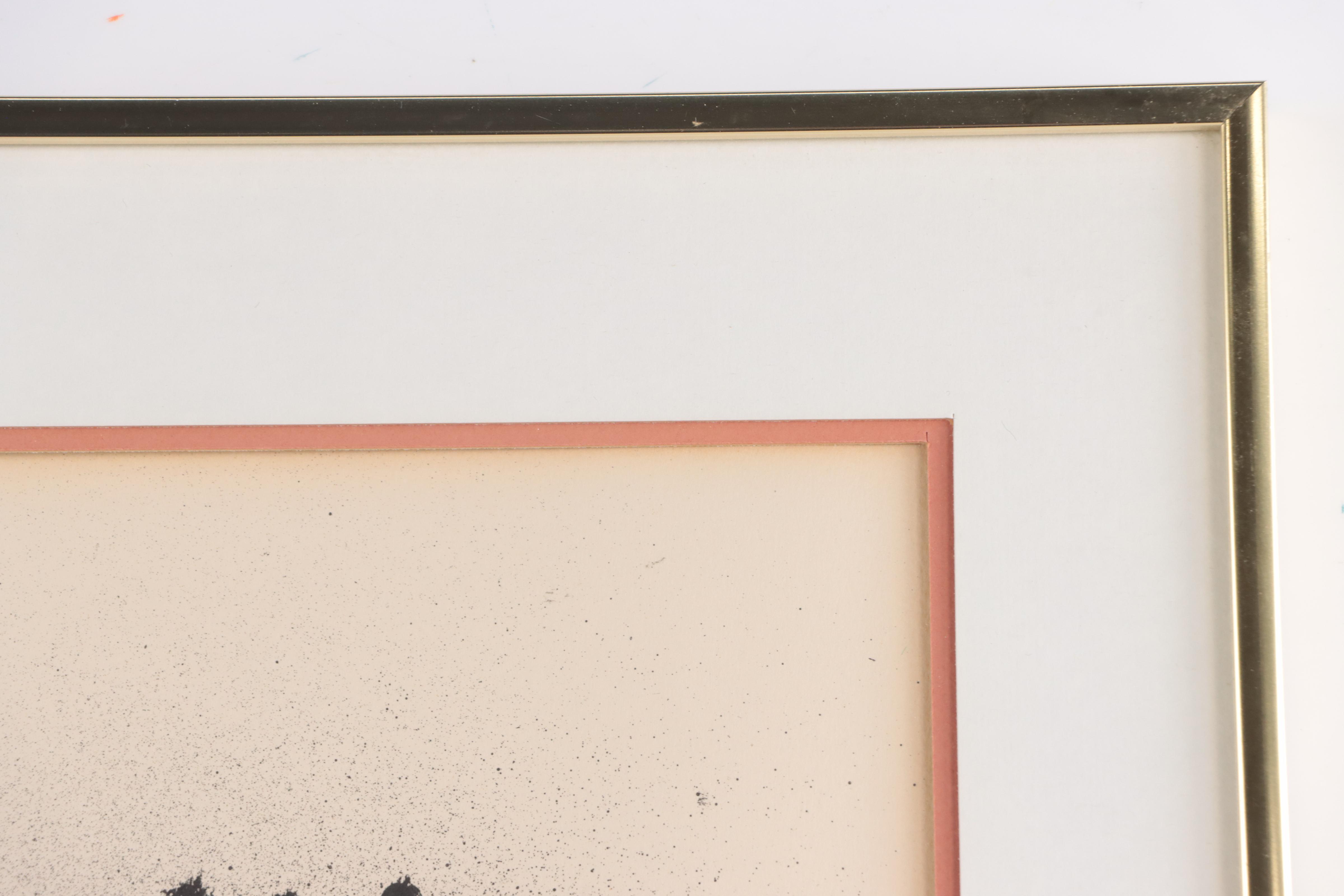 Joan Miró Surreal Lithograph "Und Katalonian," 1970