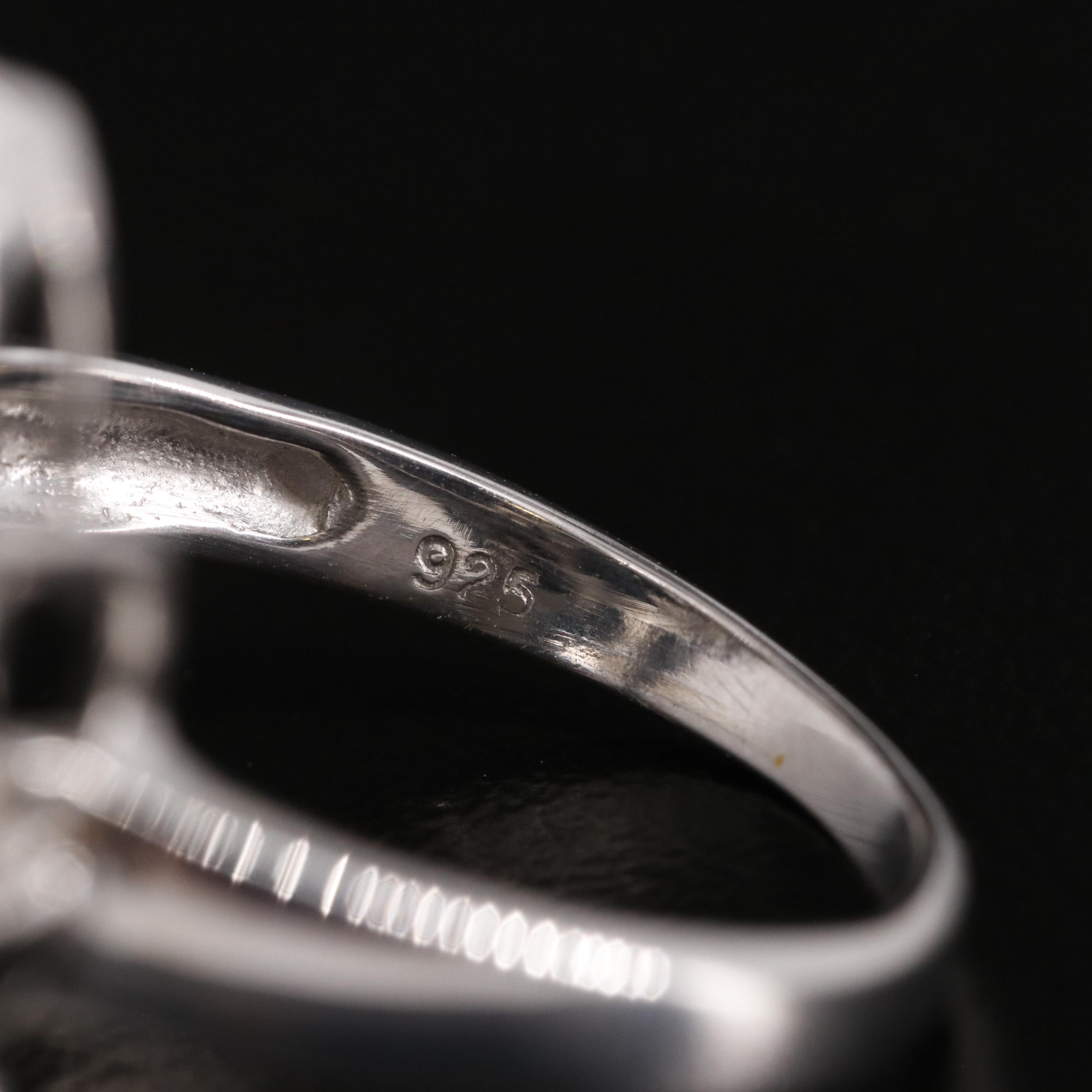 Sterling Zircon Ring