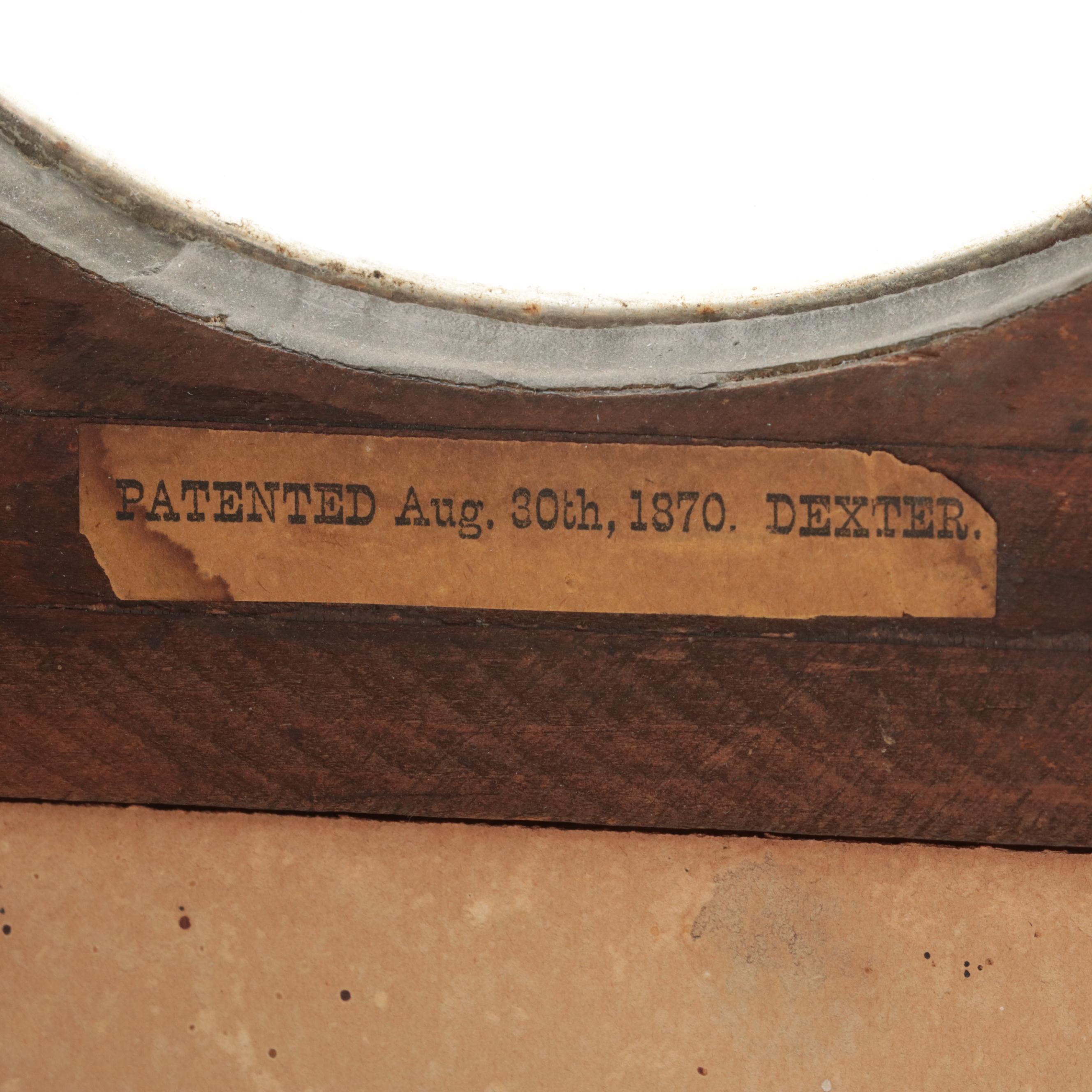 Waterbury Clock Co. Rosewood Mantel Clock, Late 19th Century