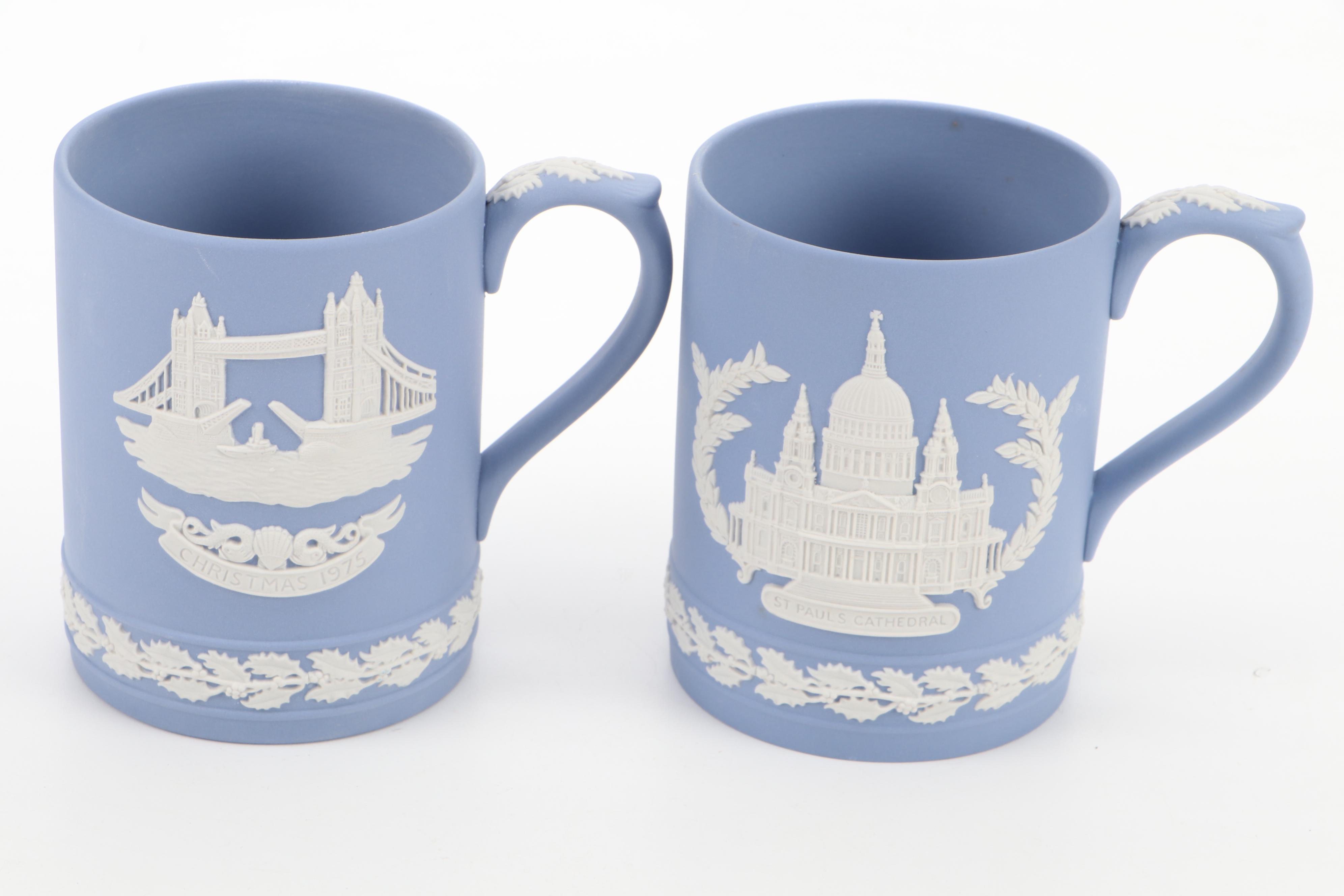 Wedgwood Annual Historical and Christmas Plates and Mugs, 1970s